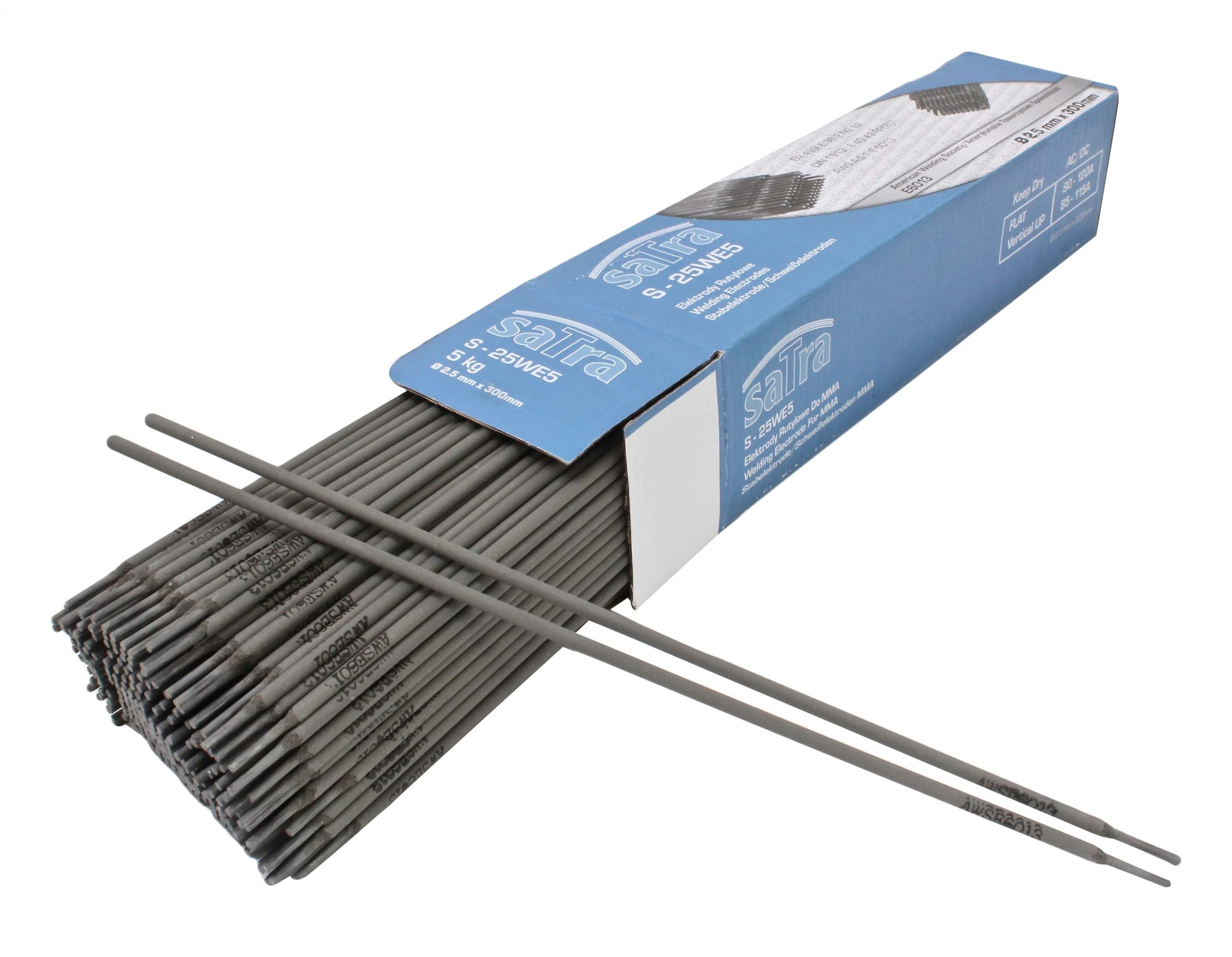 Hegesztő elektróda 2.5 × 300mm, 5kg SATRA