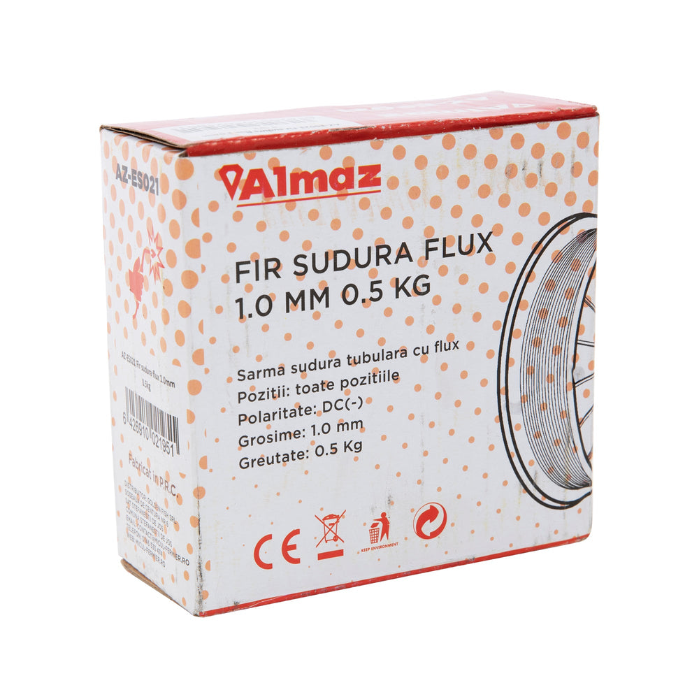Hegesztő huzal flux 1.0mm 0.5kg ALMAZ