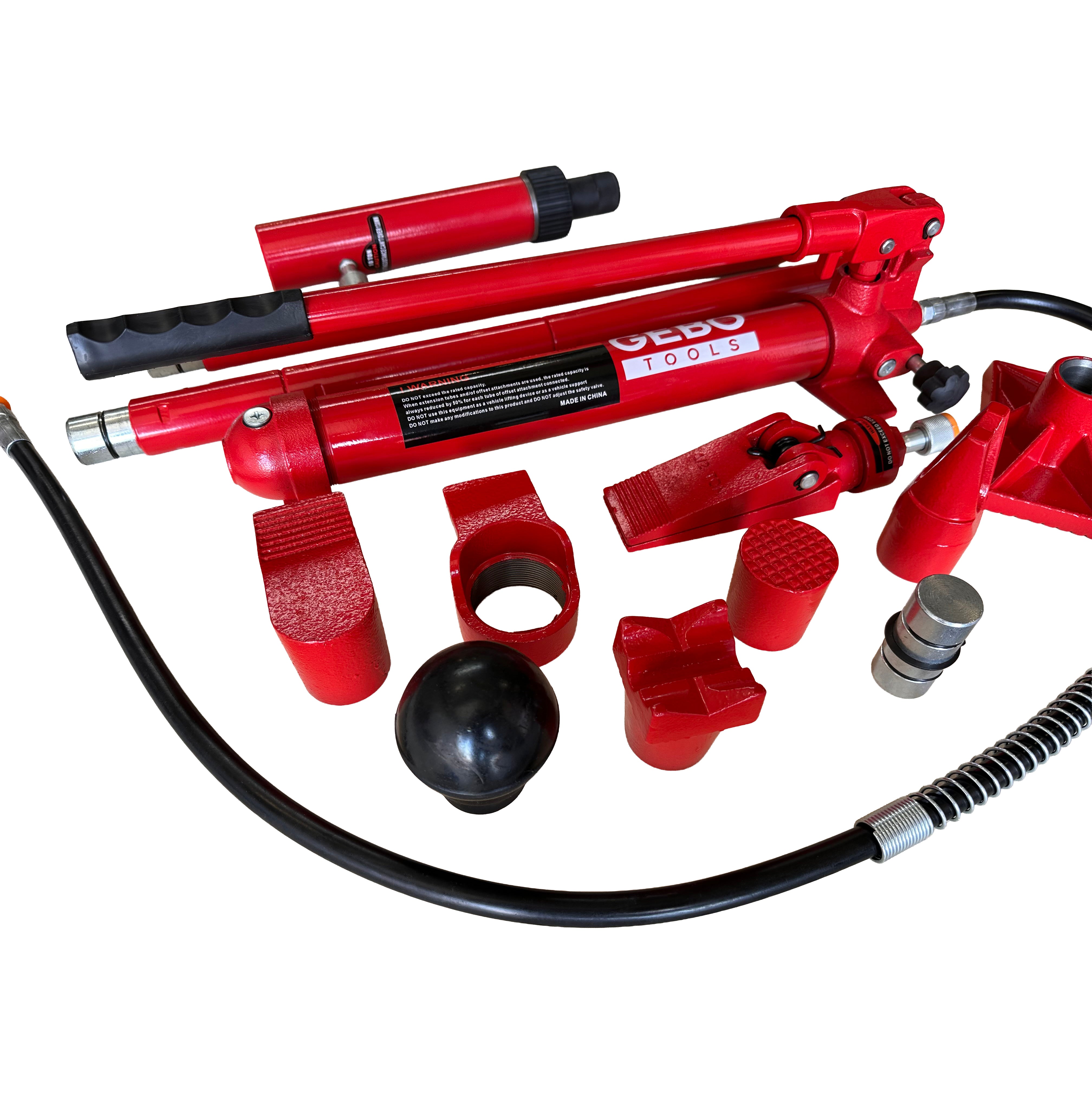 Hidraulikus karosszéria prés készlet 10 t 15 db GEBO TOOLS