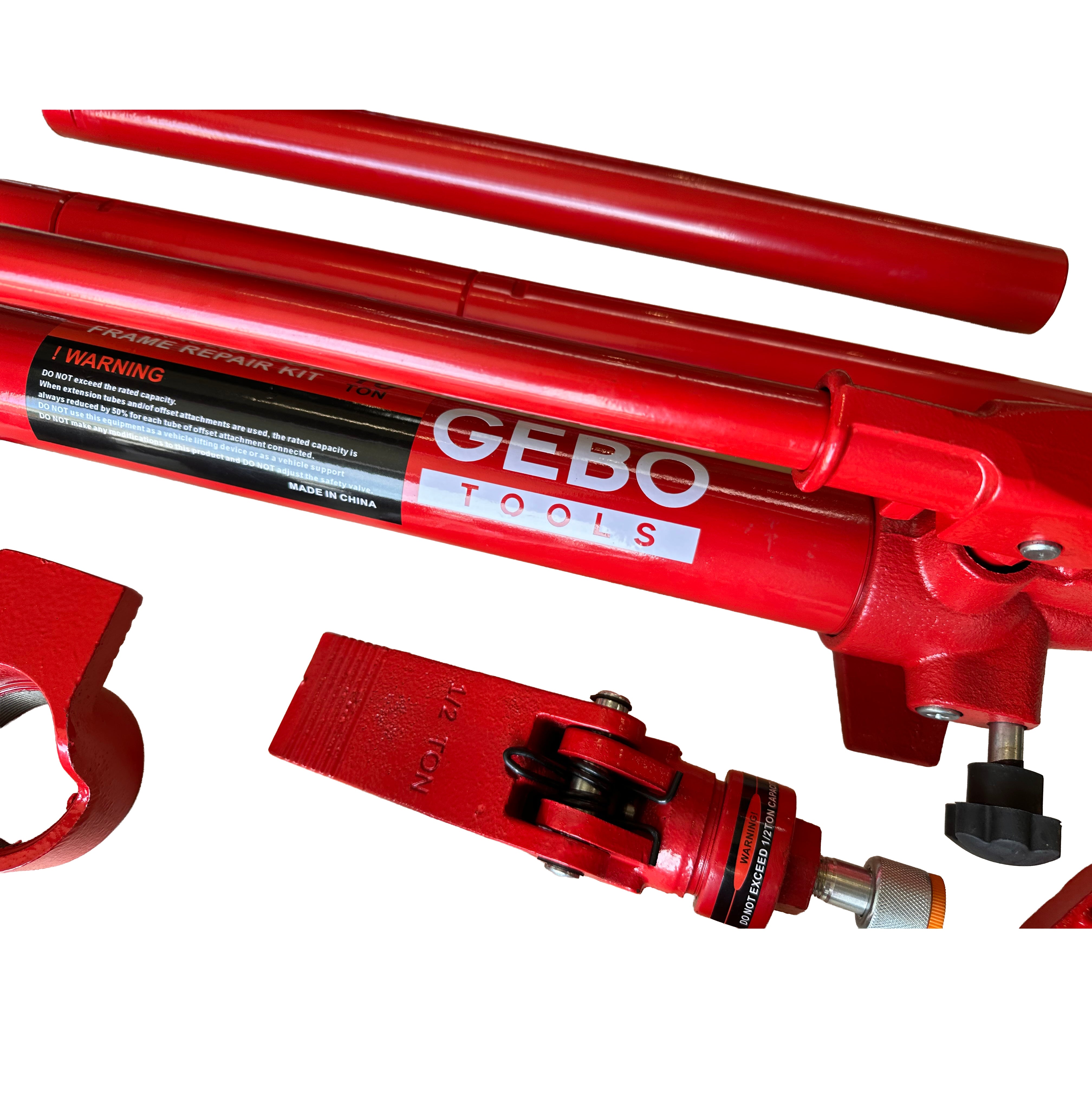 Hidraulikus karosszéria prés készlet 10 t 15 db GEBO TOOLS