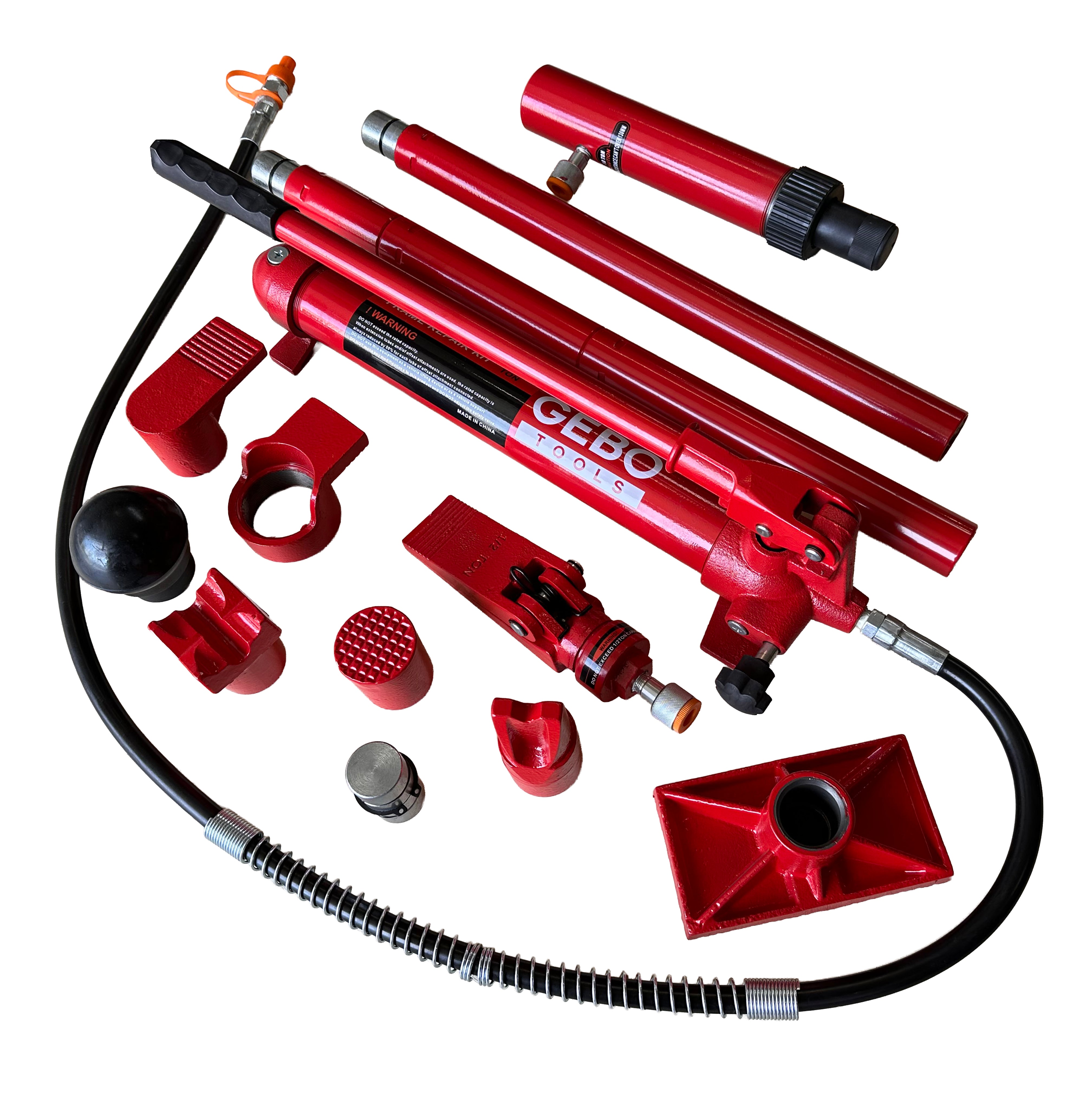 Hidraulikus karosszéria prés készlet 10 t 15 db GEBO TOOLS