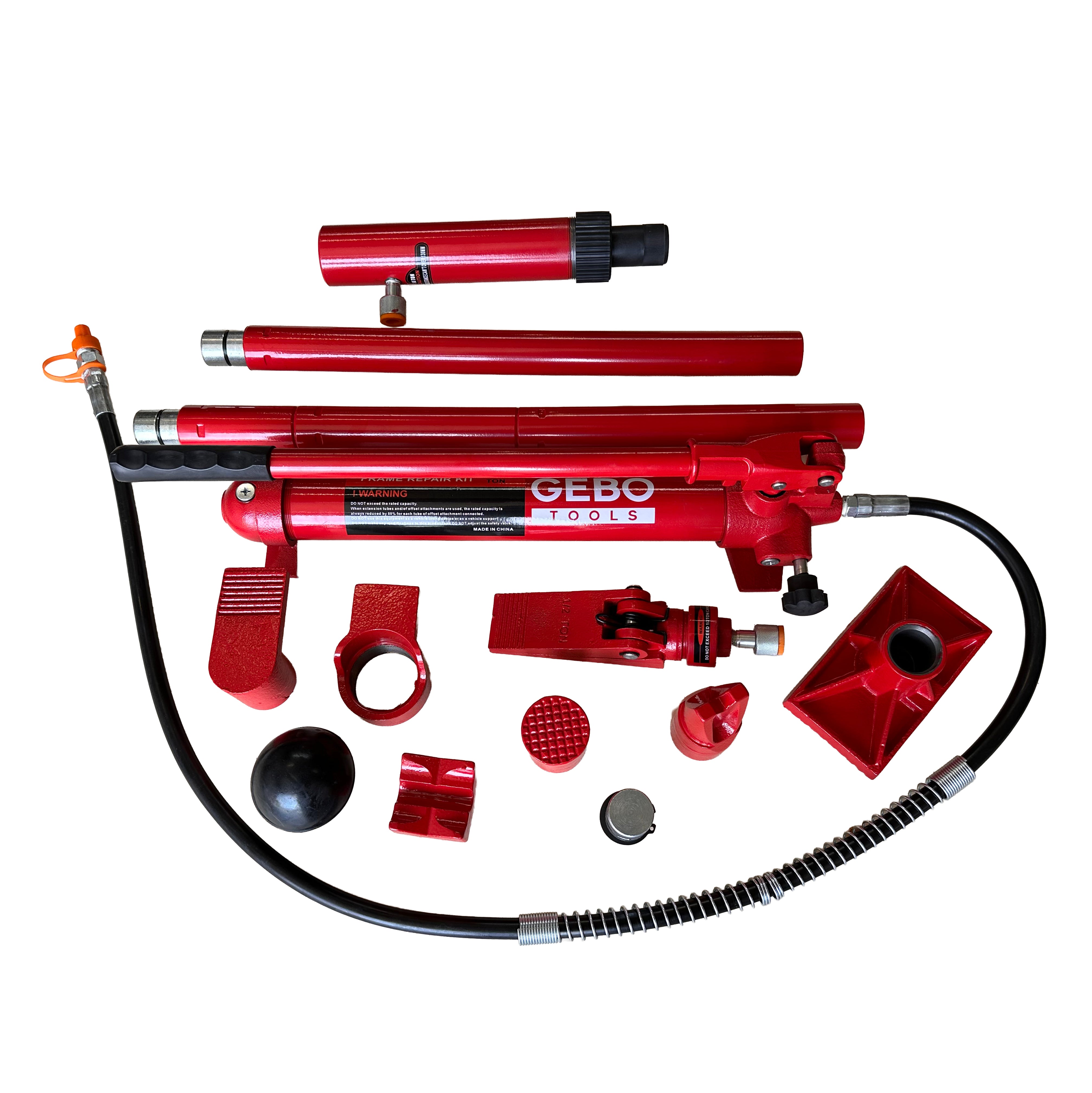 Hidraulikus karosszéria prés készlet 10 t 15 db GEBO TOOLS