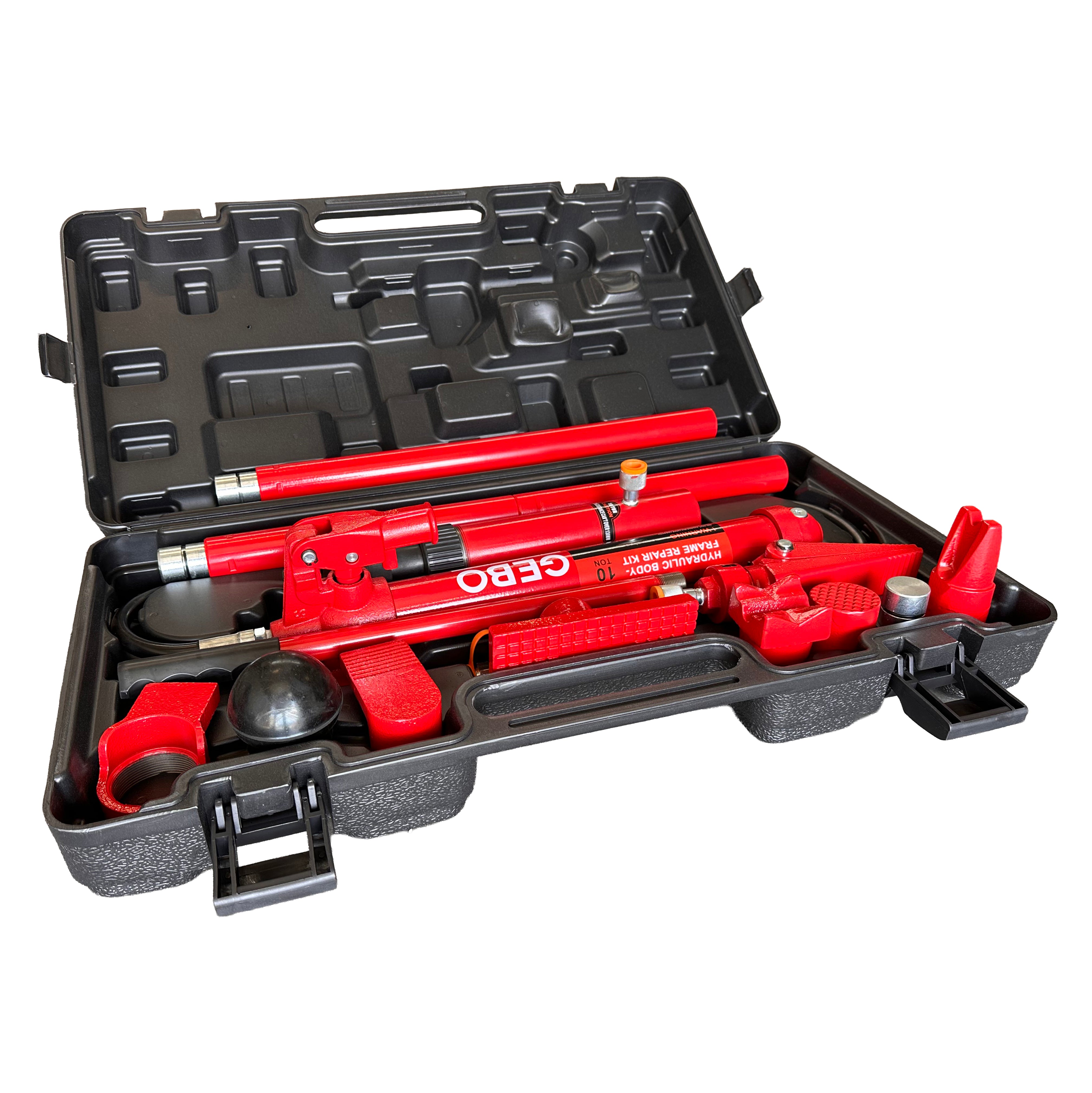 Hidraulikus karosszéria prés készlet 10 t 15 db GEBO TOOLS