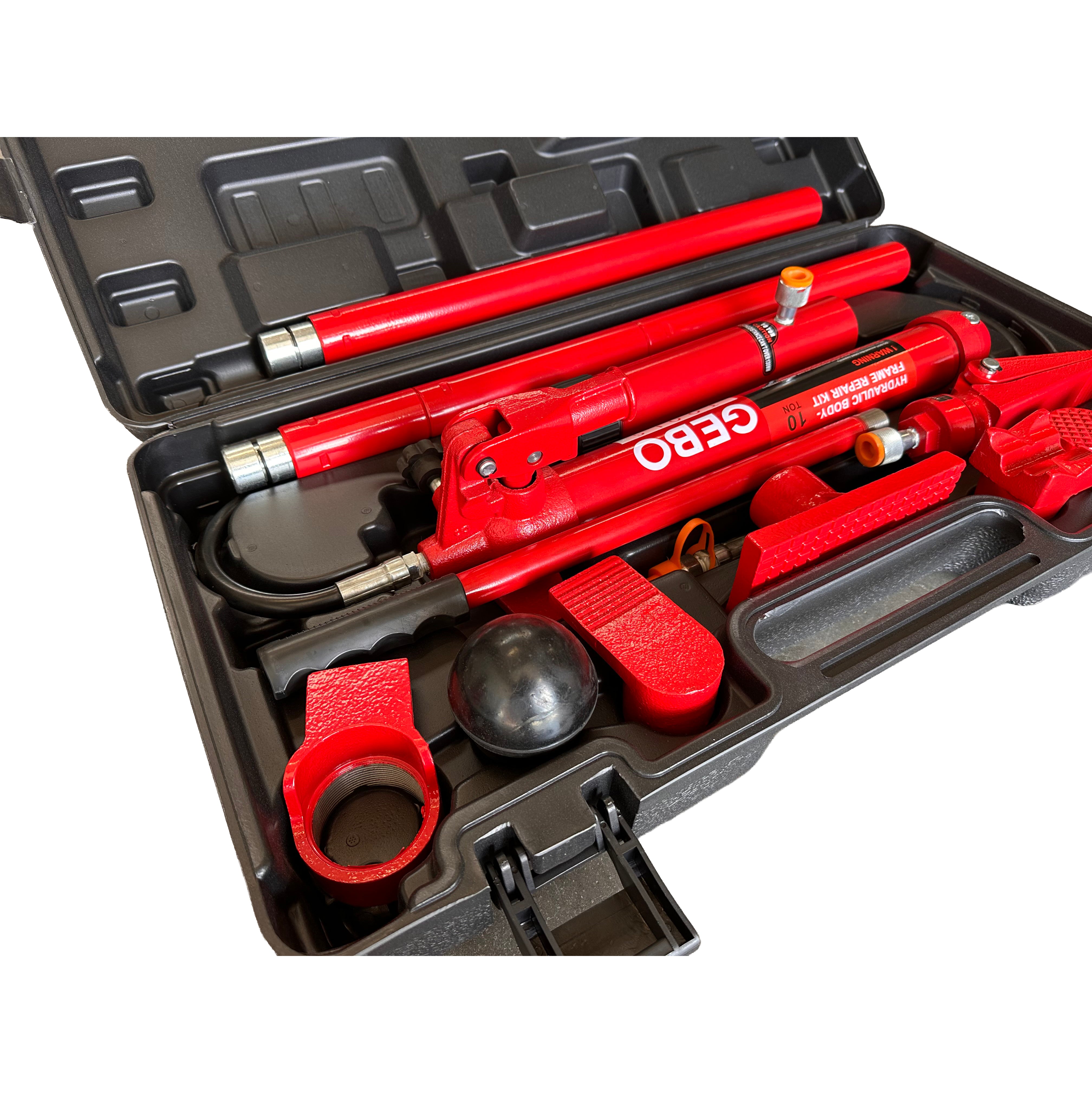 Hidraulikus karosszéria prés készlet 10 t 15 db GEBO TOOLS