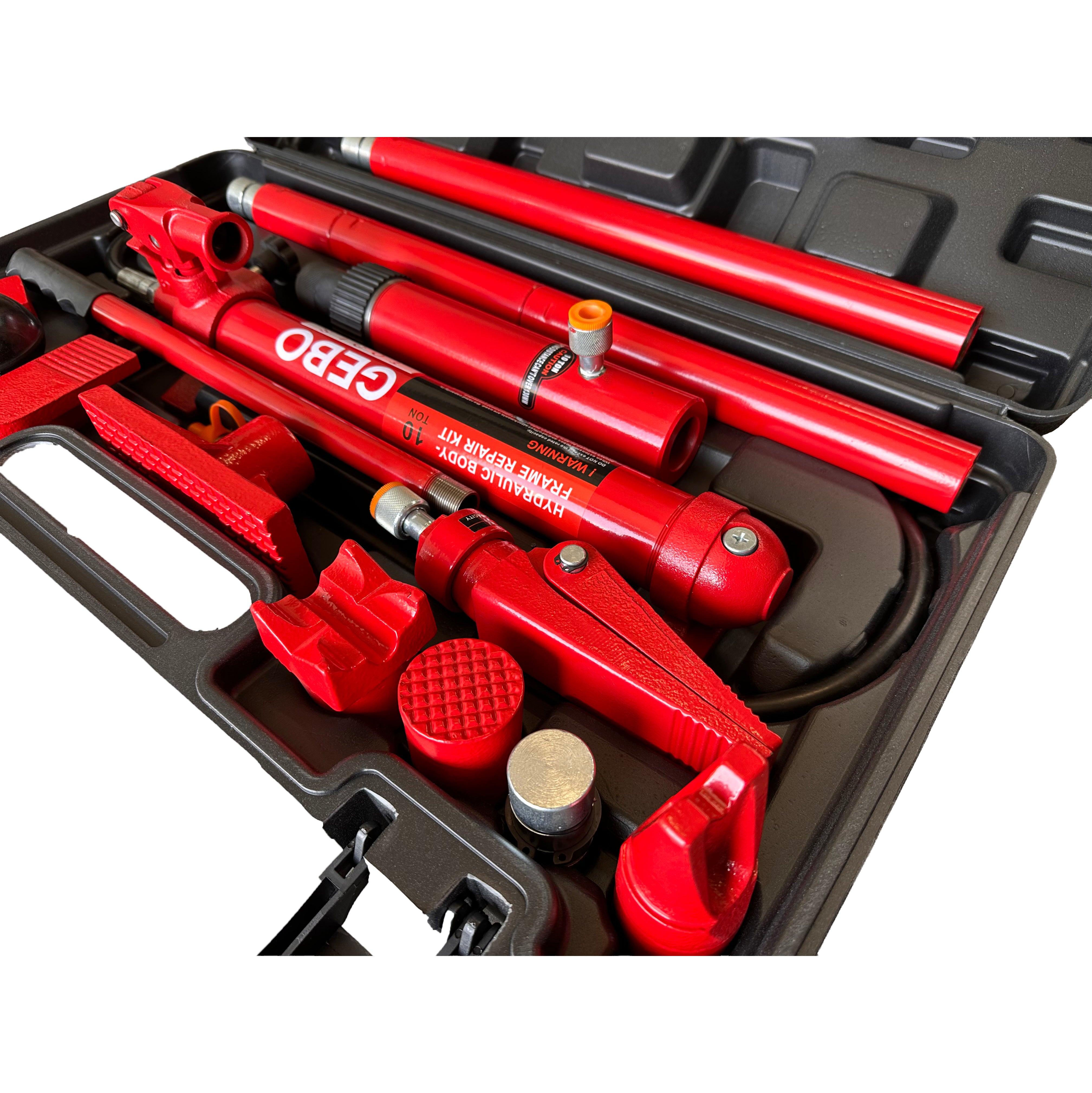 Hidraulikus karosszéria prés készlet 10 t 15 db GEBO TOOLS
