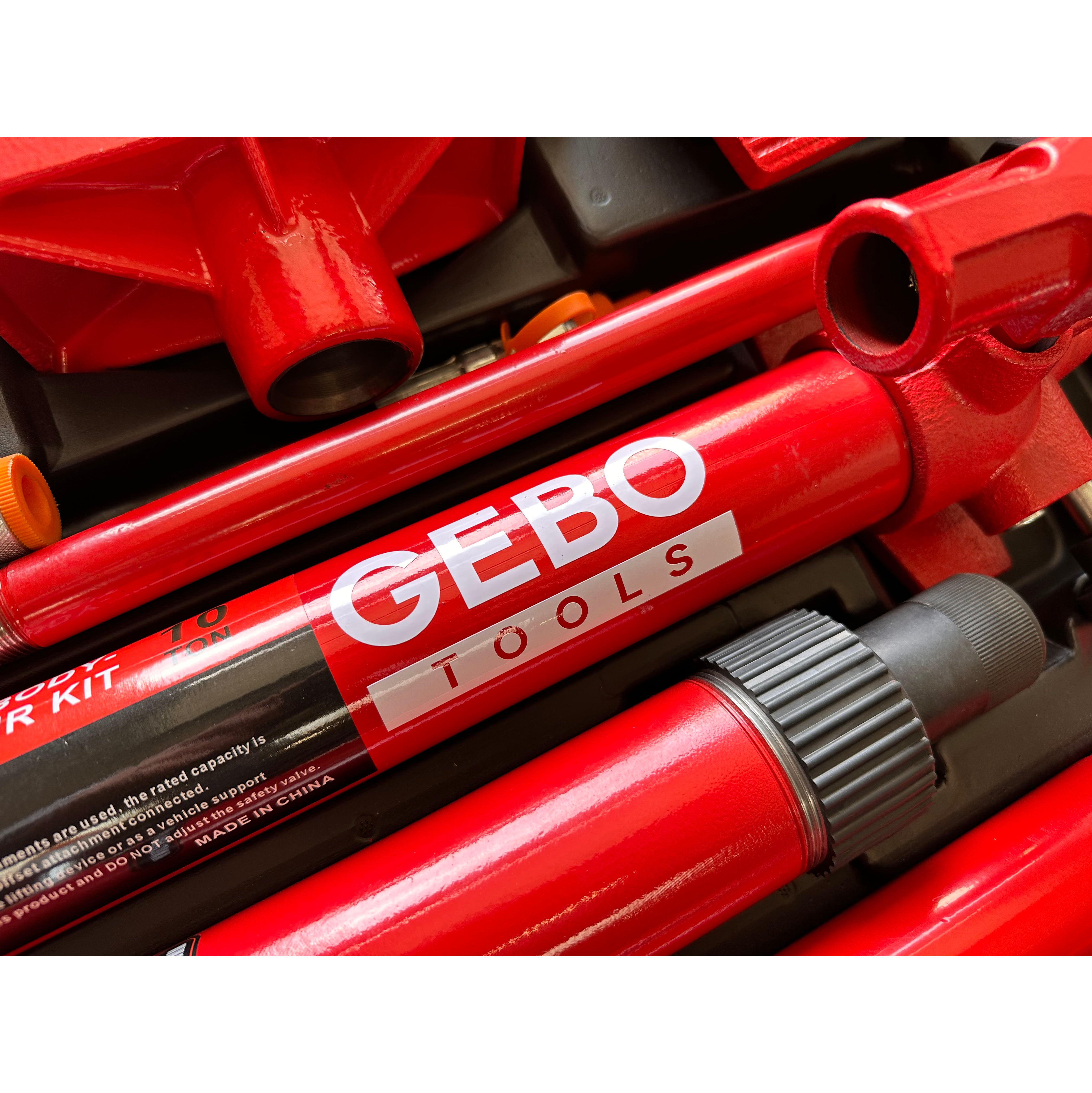 Hidraulikus karosszéria prés készlet 10 t 15 db GEBO TOOLS