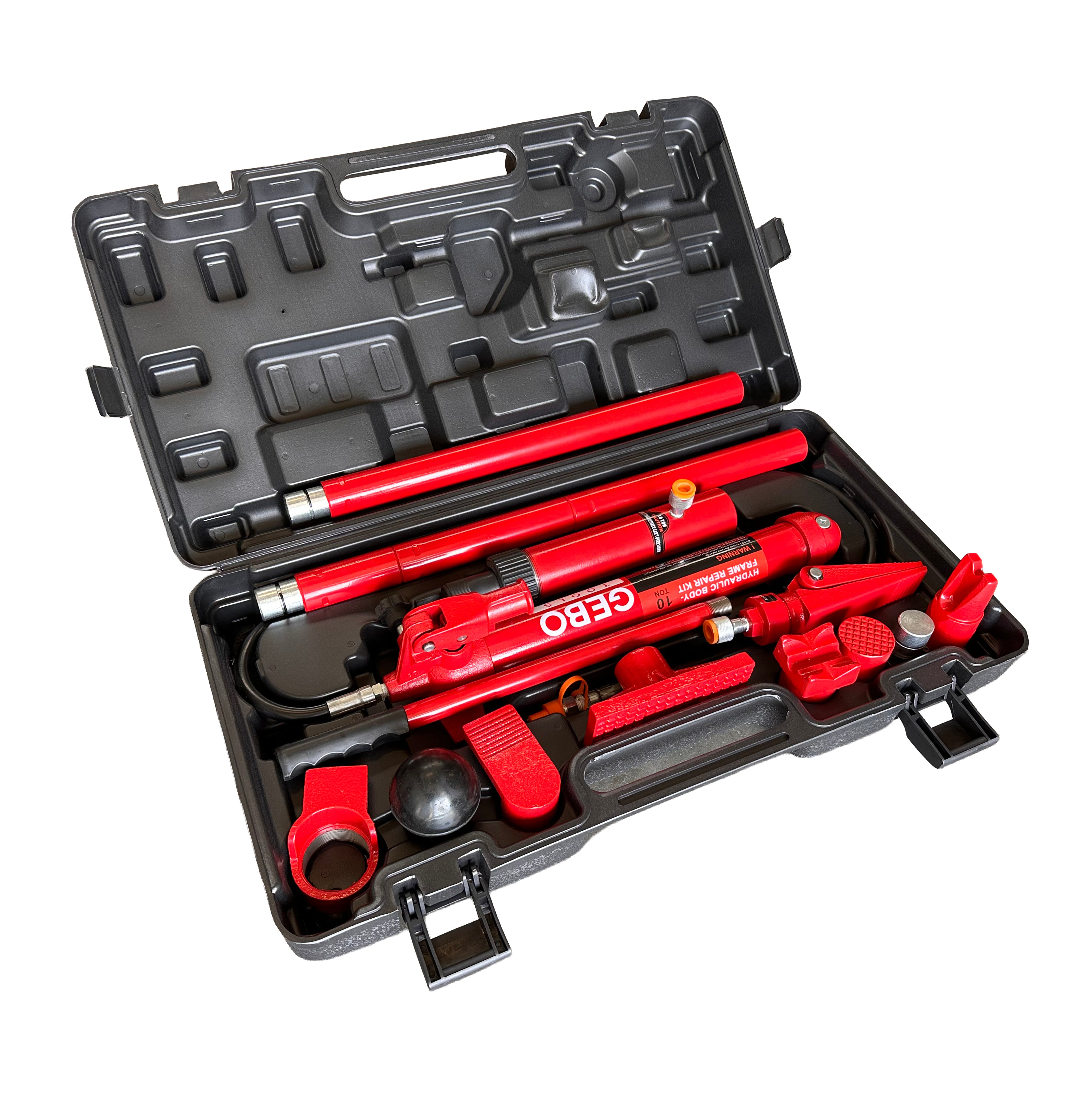 Hidraulikus karosszéria prés készlet 10 t 15 db GEBO TOOLS