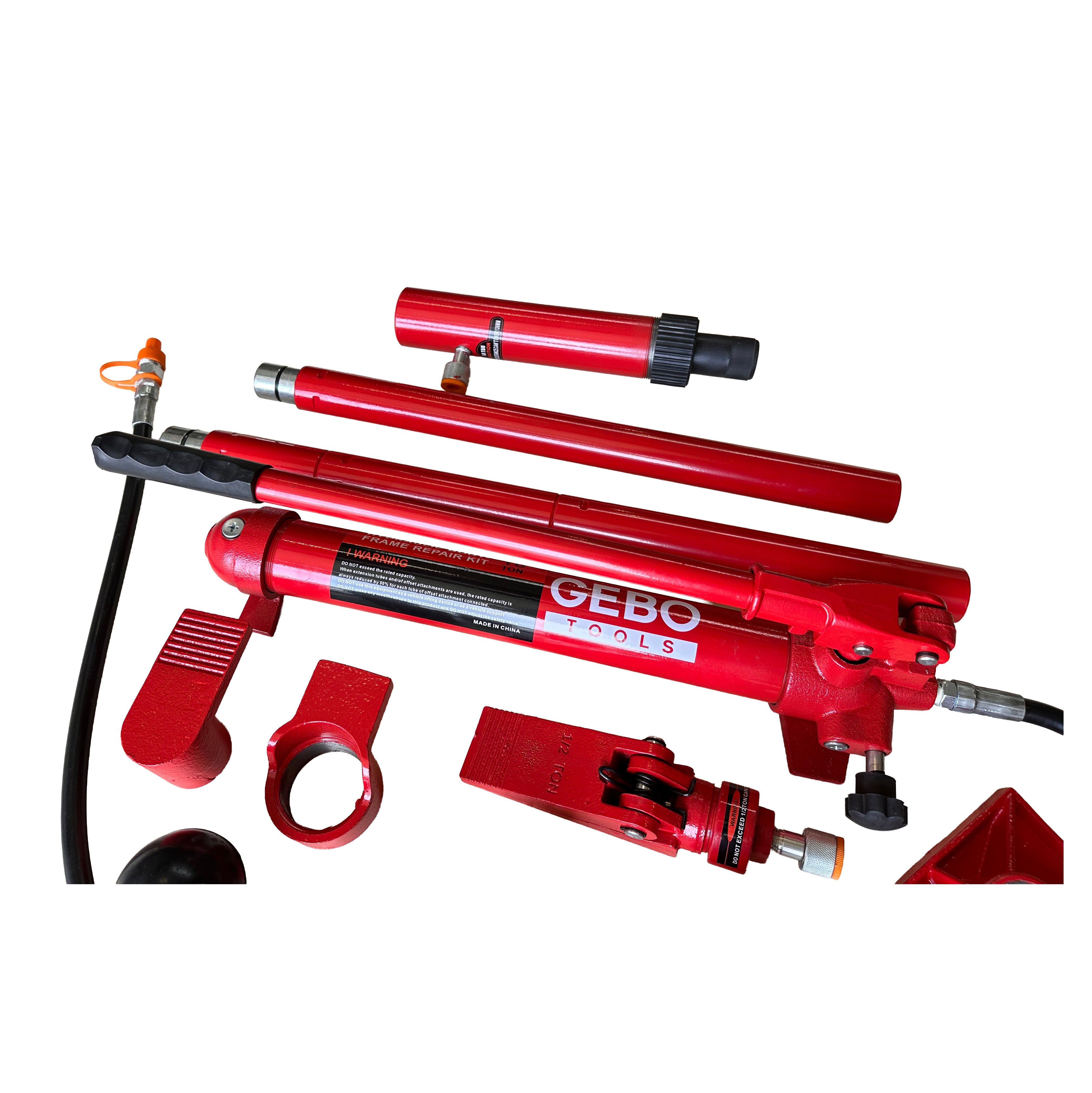 Hidraulikus karosszéria prés készlet 10 t 15 db GEBO TOOLS
