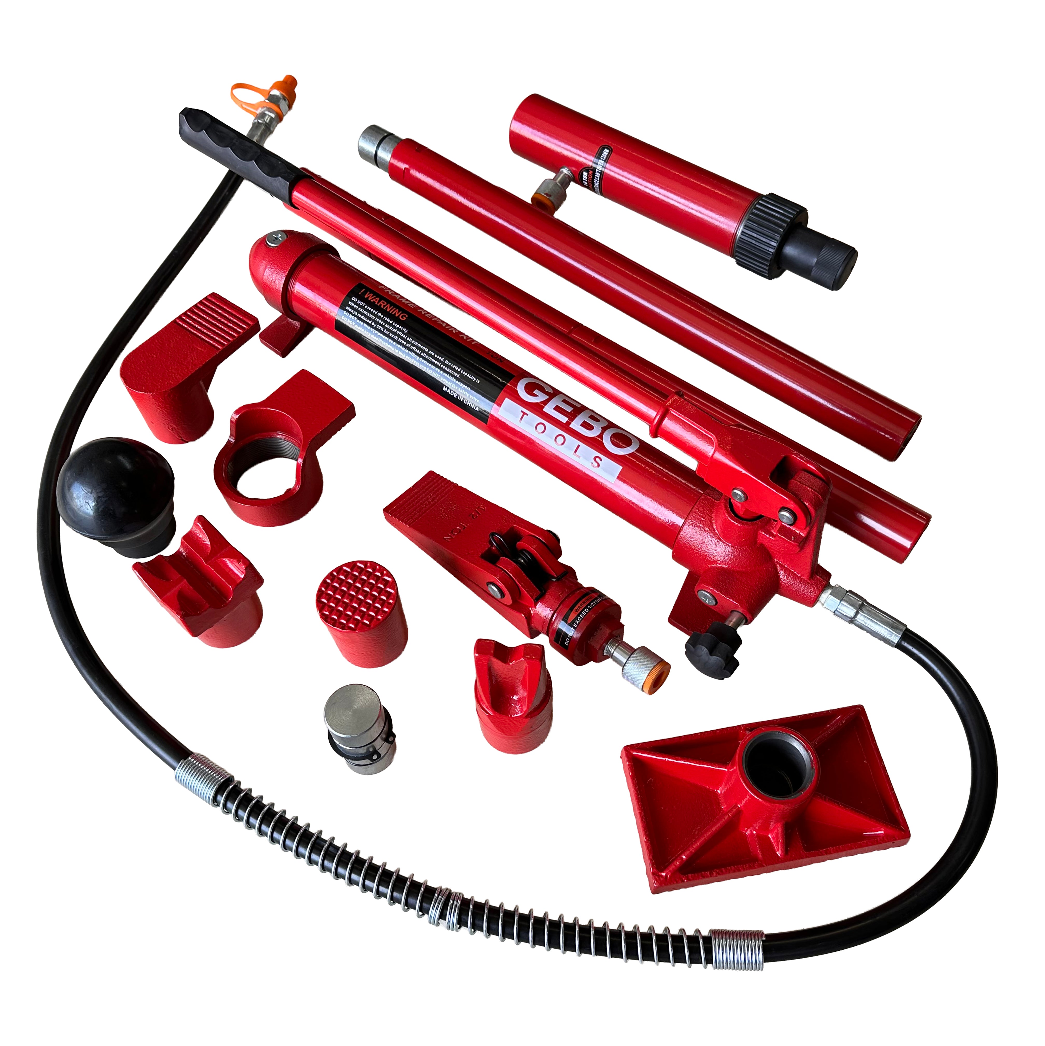 Hidraulikus karosszéria prés készlet 10 t 15 db GEBO TOOLS