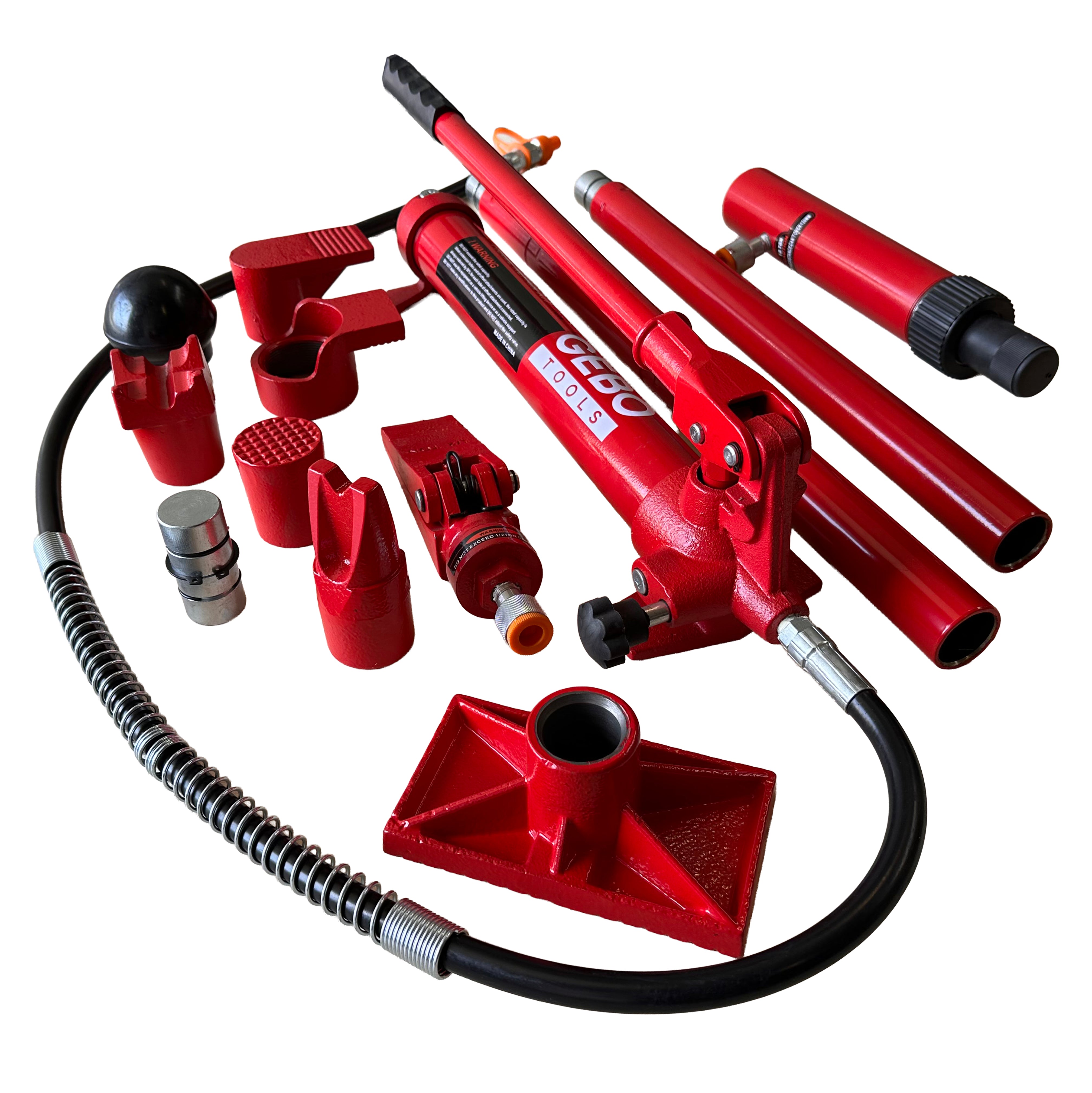 Hidraulikus karosszéria prés készlet 10 t 15 db GEBO TOOLS