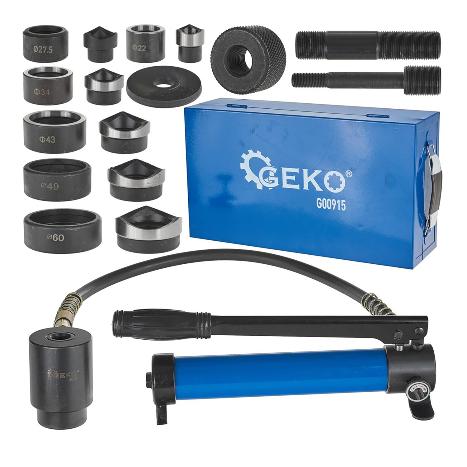 Hidraulikus kézi fúró készlet 22-60 mm 10T GEKO