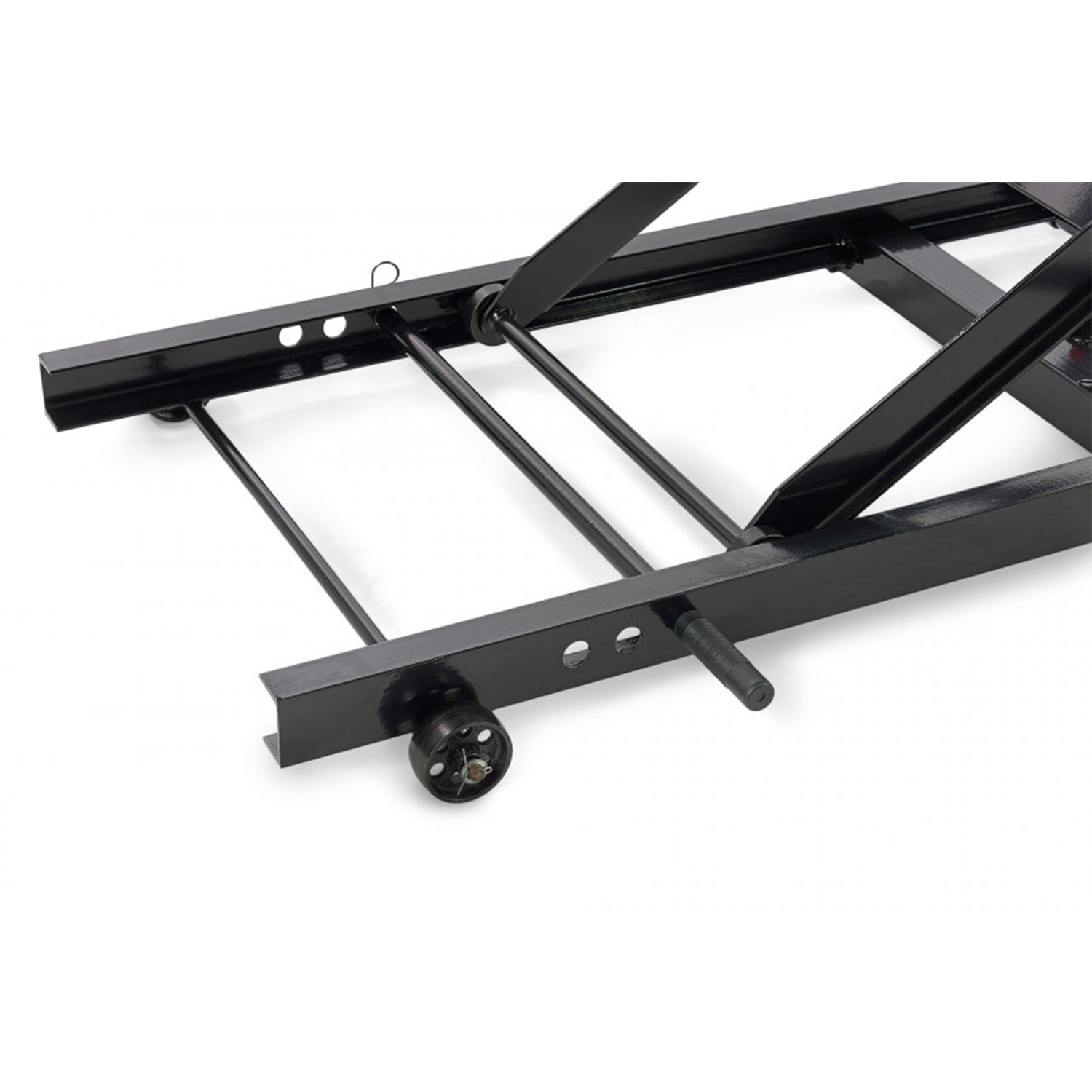 Hidraulikus motorkerékpár emelő 450kg, 200 fekete HBM MACHINES hollandia