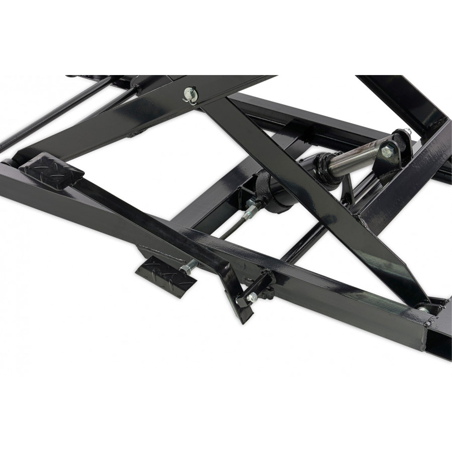 Hidraulikus motorkerékpár emelő 450kg, 200 fekete HBM MACHINES hollandia