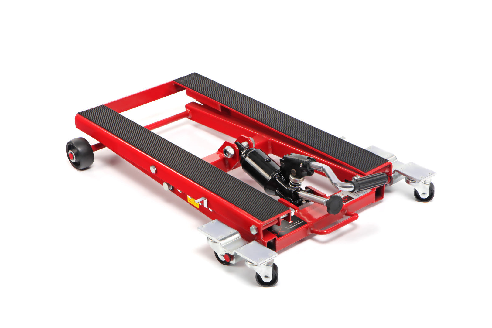 Hidraulikus motorkerékpár emelő 500 kg piros HBM MACHINES hollandia