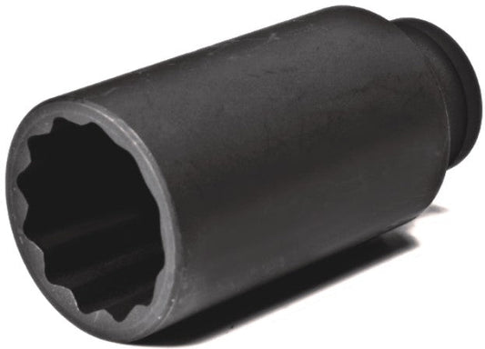 Hosszú dugókulcs 12 pontos 1/2" 30 mm