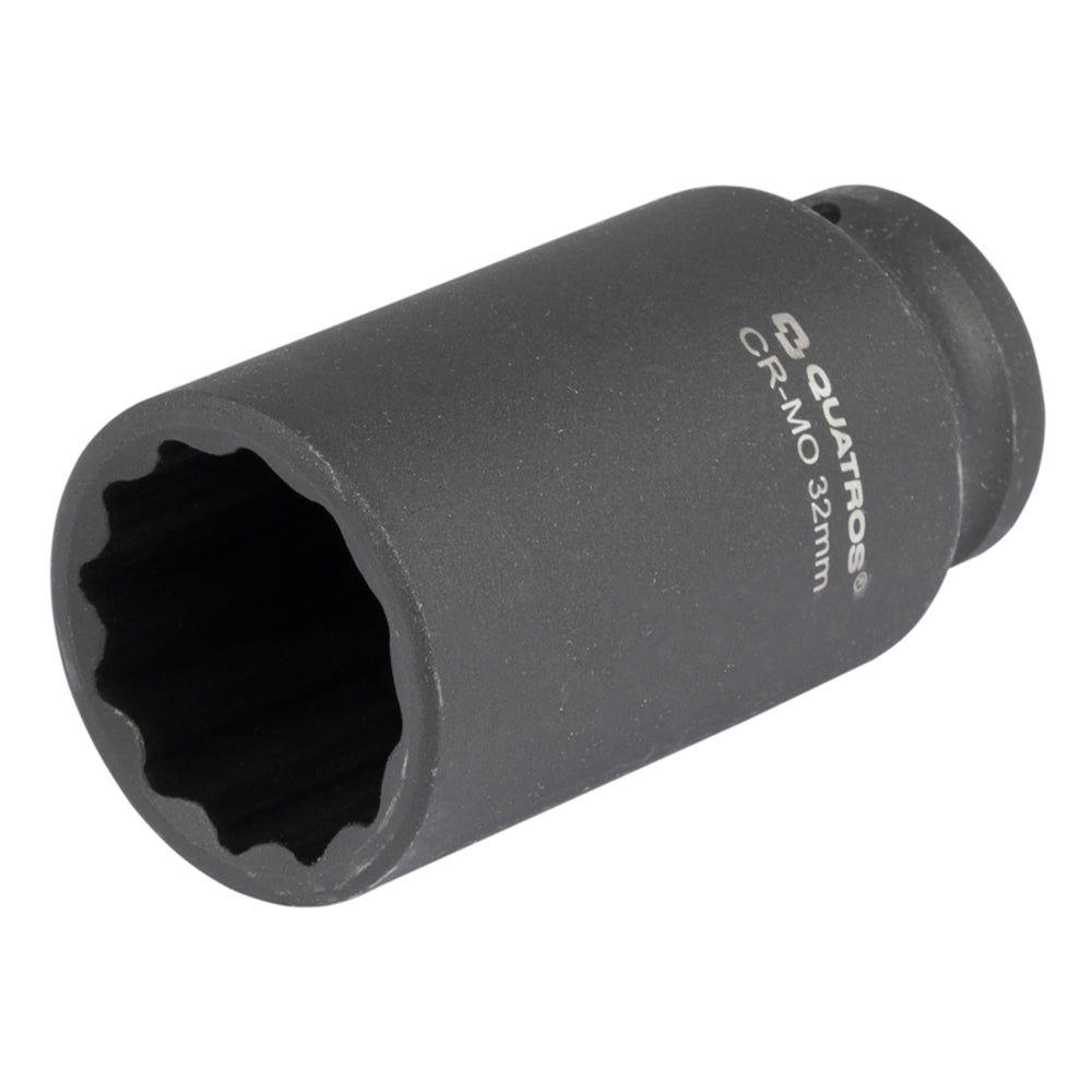 Hosszú gépi dugókulcs 1/2" 12 oldalas 32 mm