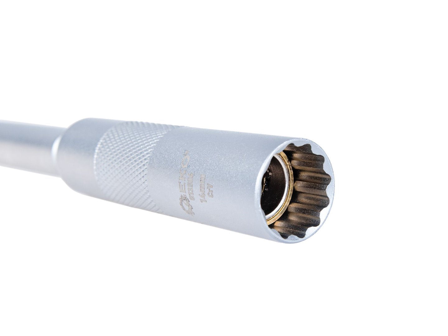 Hosszú gyertya dugókulcs 14 mm 3/8 310 mm CRV GEKO