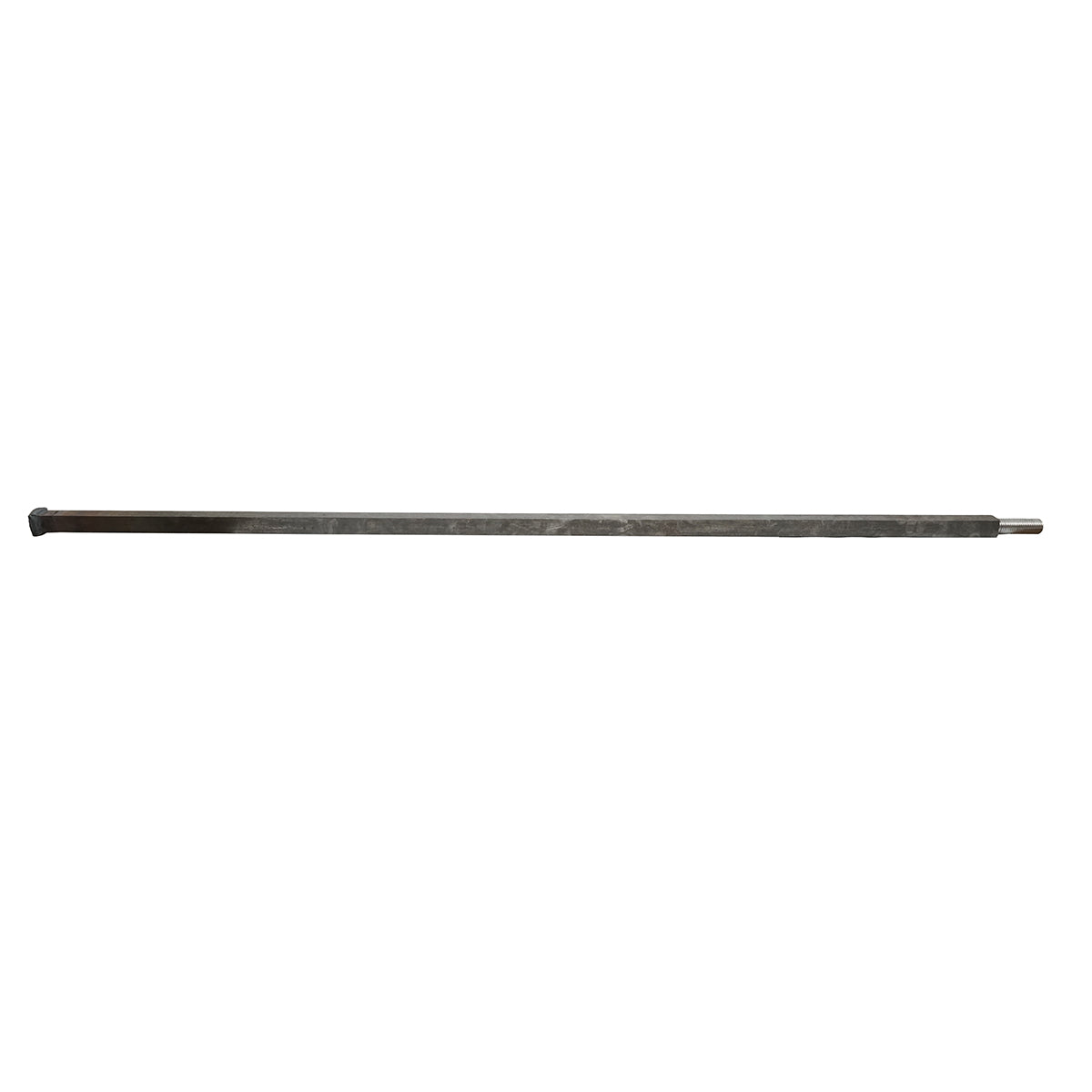 Hosszú négyzetes tárcsatengely 9 tárcsához, M27 menet, 163 mm / 168,5 mm hossz, 30 mm négyzet