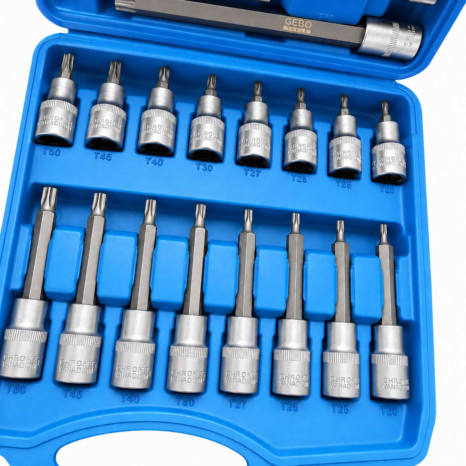Hosszú TORX bit készlet  1/2 32 GEBO TOOLS