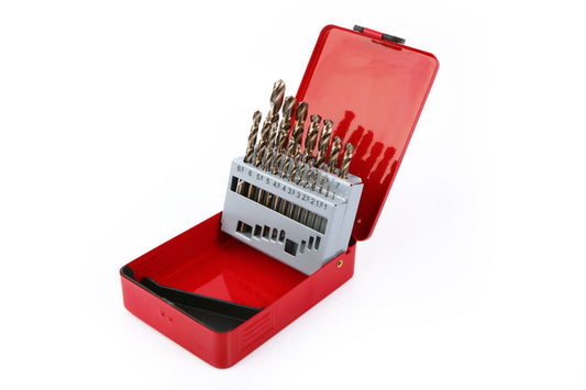 Hss fúrószár készlet 1-10 x 0.5mm 5% kobalt HBM