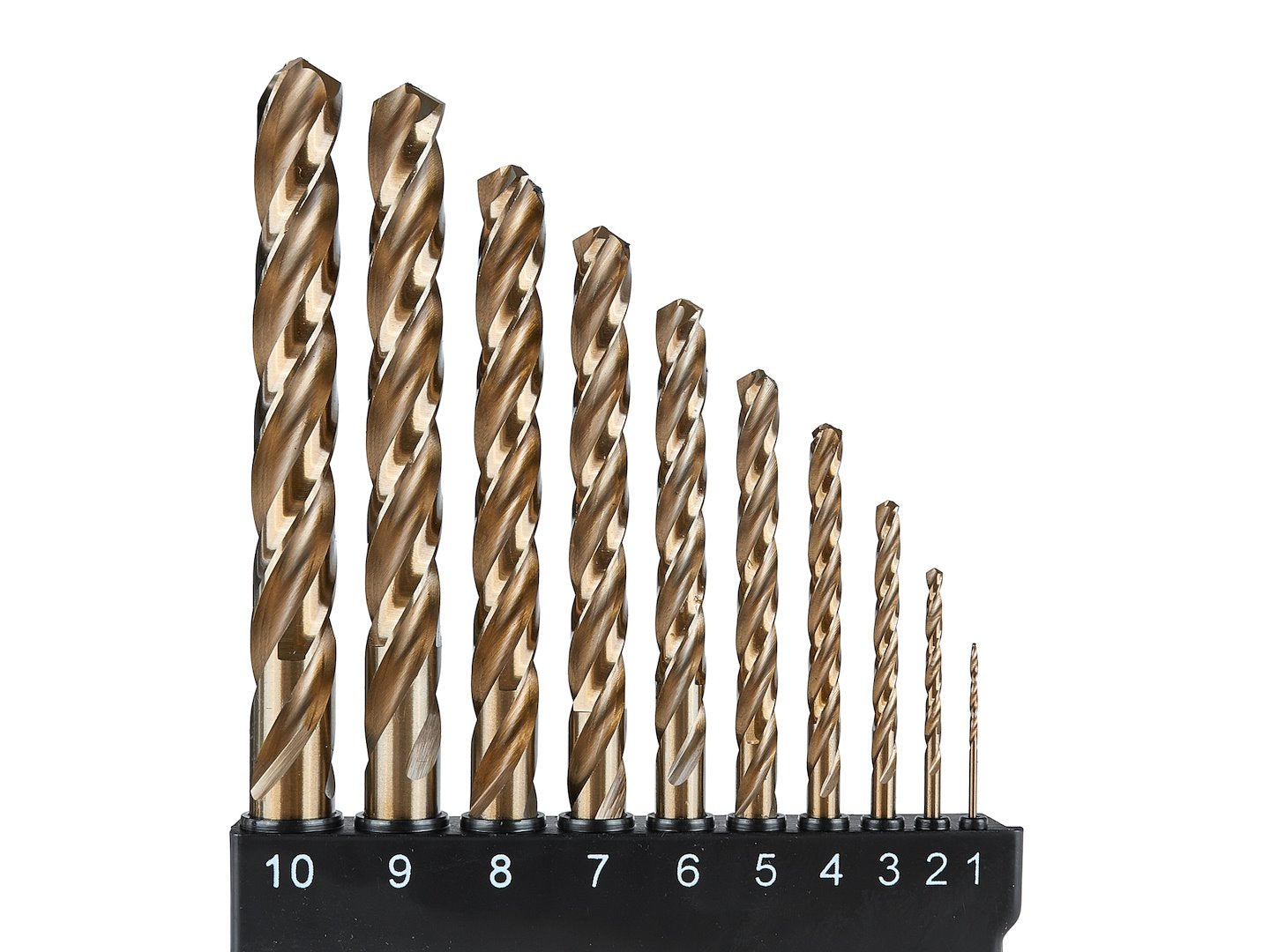Hss kobalt fémfúrószár készlet 1-10 mm 10 db