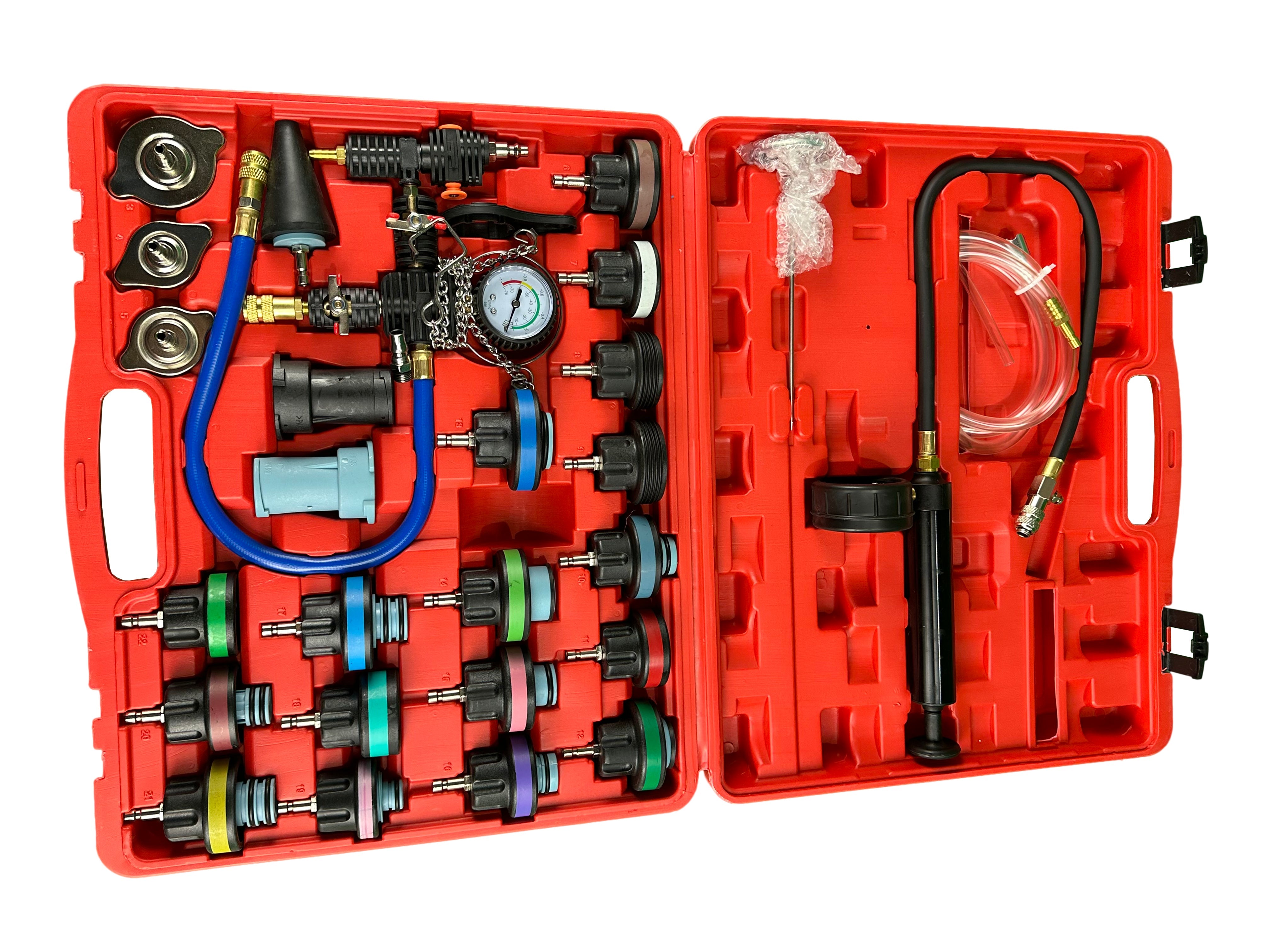 Hűtőrendszer ellenőrző tesztelő 28 darab GEBO TOOLS