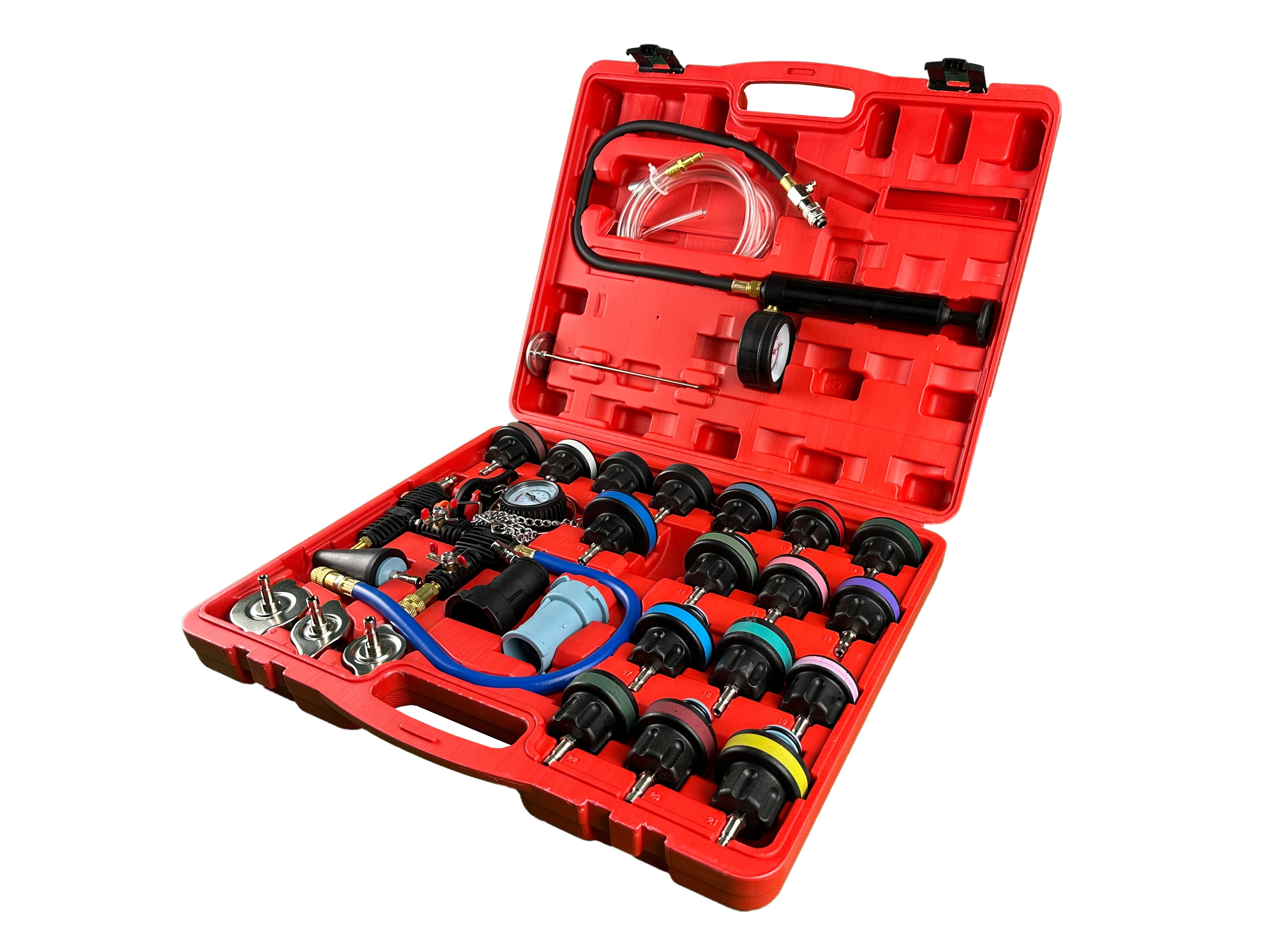 Hűtőrendszer ellenőrző tesztelő 28 darab GEBO TOOLS