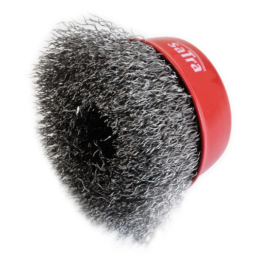 DRÓTCSISZOLÓ - DRÓTKEFE KORONG SATRA 75MM