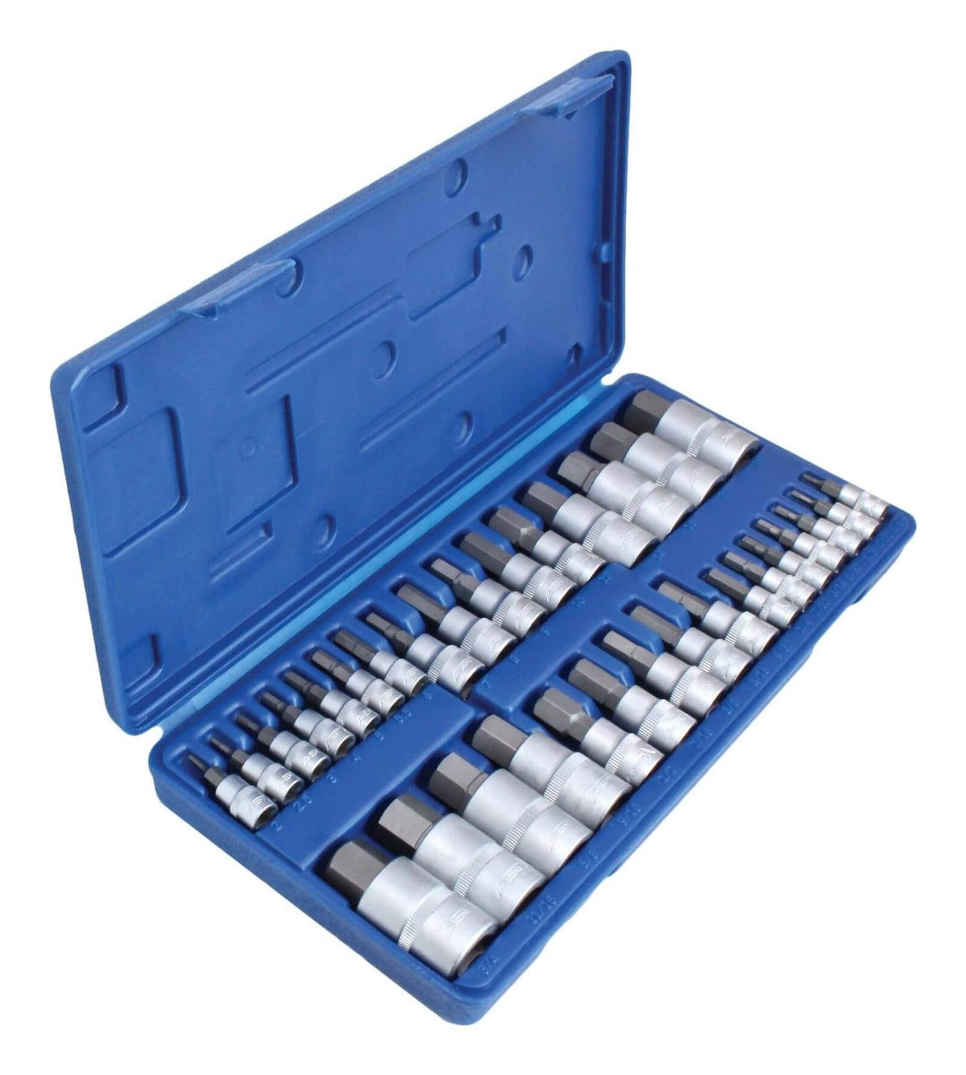 Imbusz bit készelet 1/4" 3/8" 1/2" 2 - 19 mm 32 db