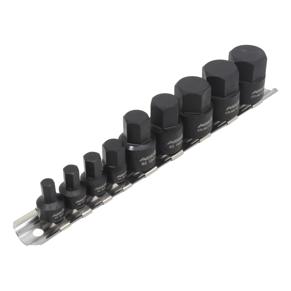Imbusz dugókulcs készlet 1/4 - 3/8 6-19mm 9 db