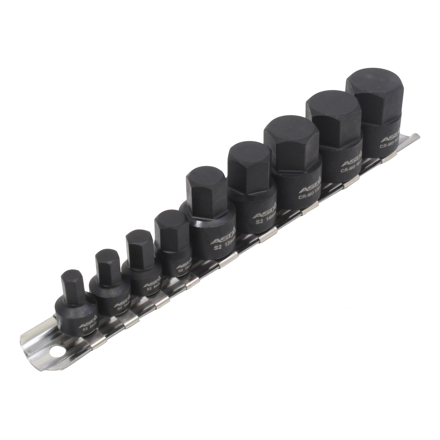 Imbusz dugókulcs készlet 1/4 - 3/8 6-19mm 9 db