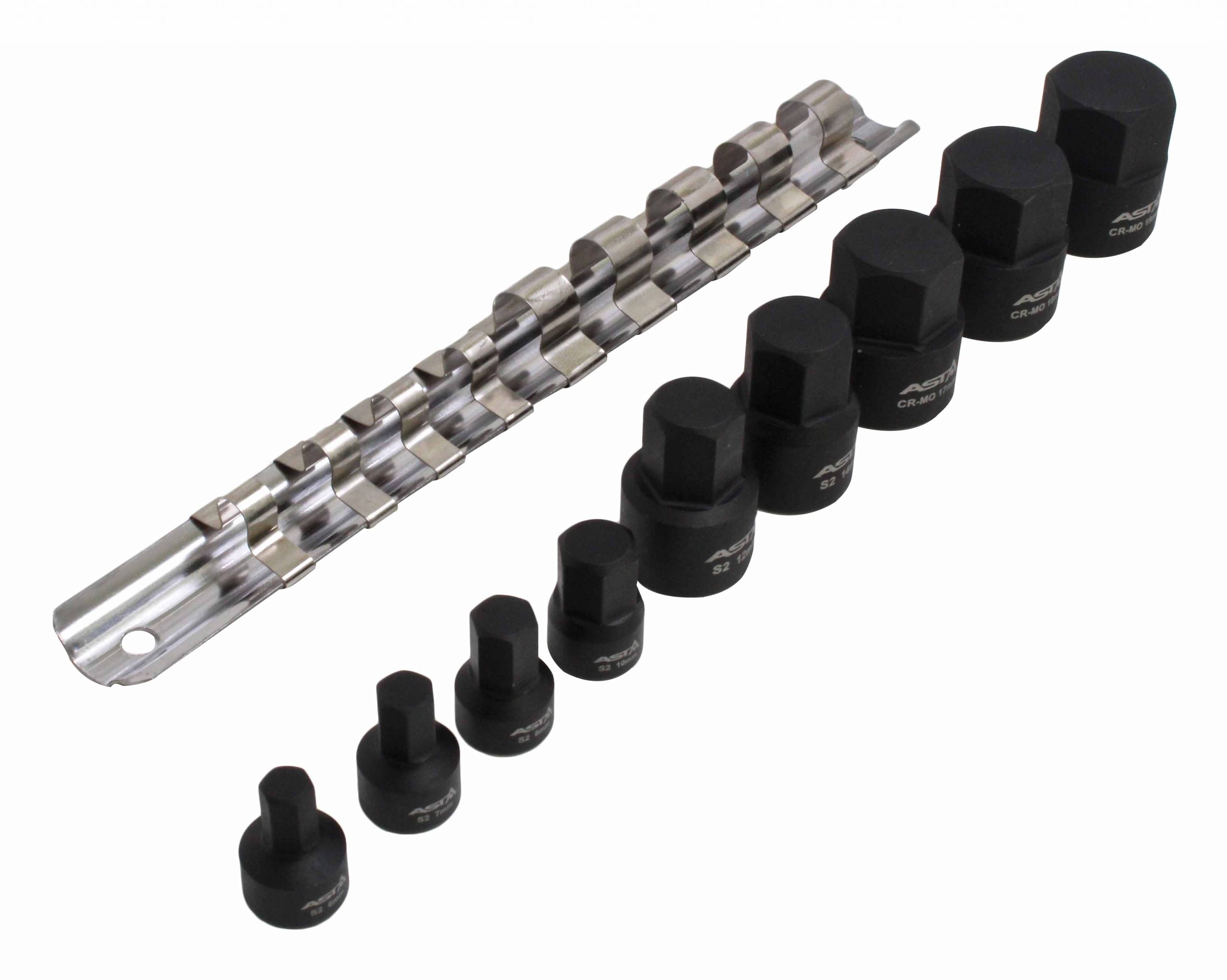 Imbusz dugókulcs készlet 1/4 - 3/8 6-19mm 9 db