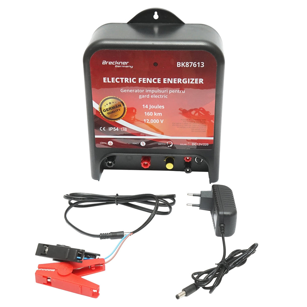 Impulzusgenerátor 12/220V, 14 joule elektromos kerítéshez BRECKNER GERMANY