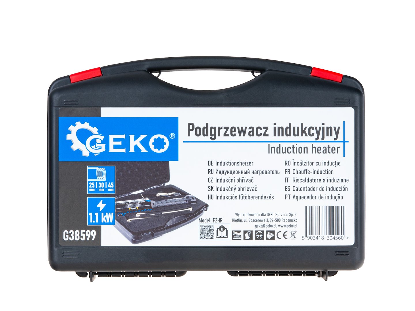 Indukciós melegítő 1300 w 230v