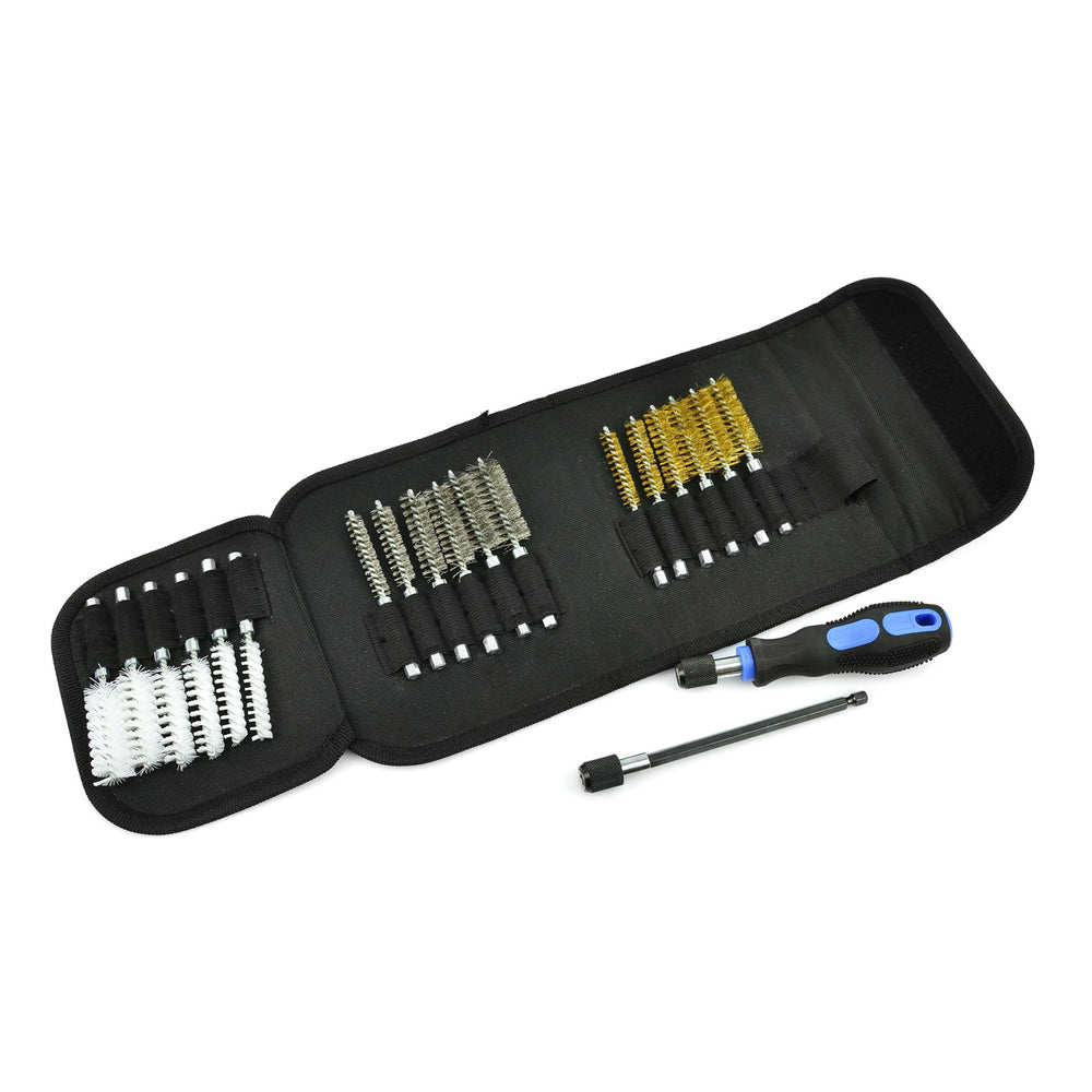 Injector csatorna tisztító kefe készlet 20 db