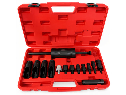 Injektor - porlasztó kihúzó készlet diesel 14 db GEBO TOOLS