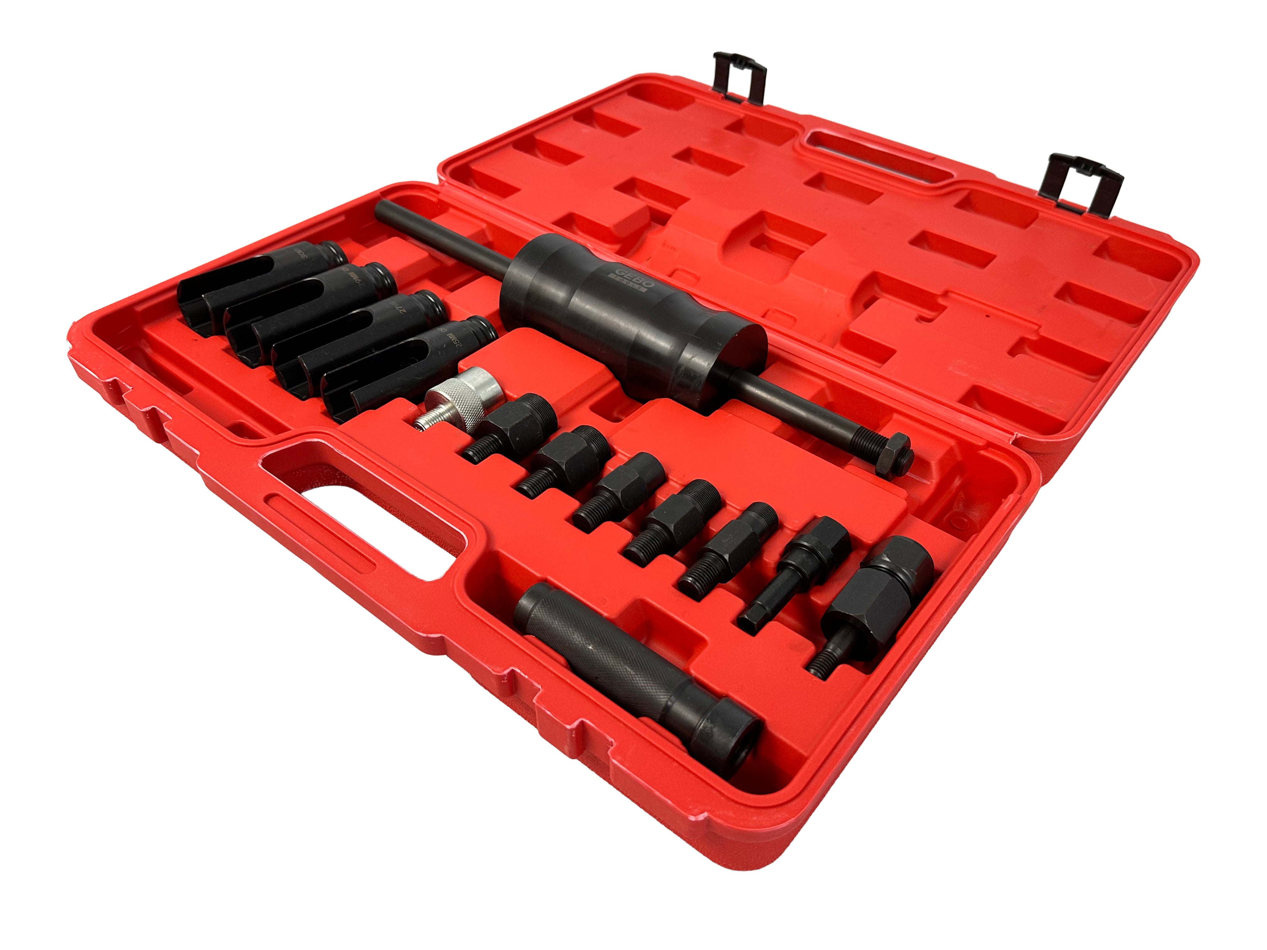 Injektor - porlasztó kihúzó készlet diesel 14 db GEBO TOOLS