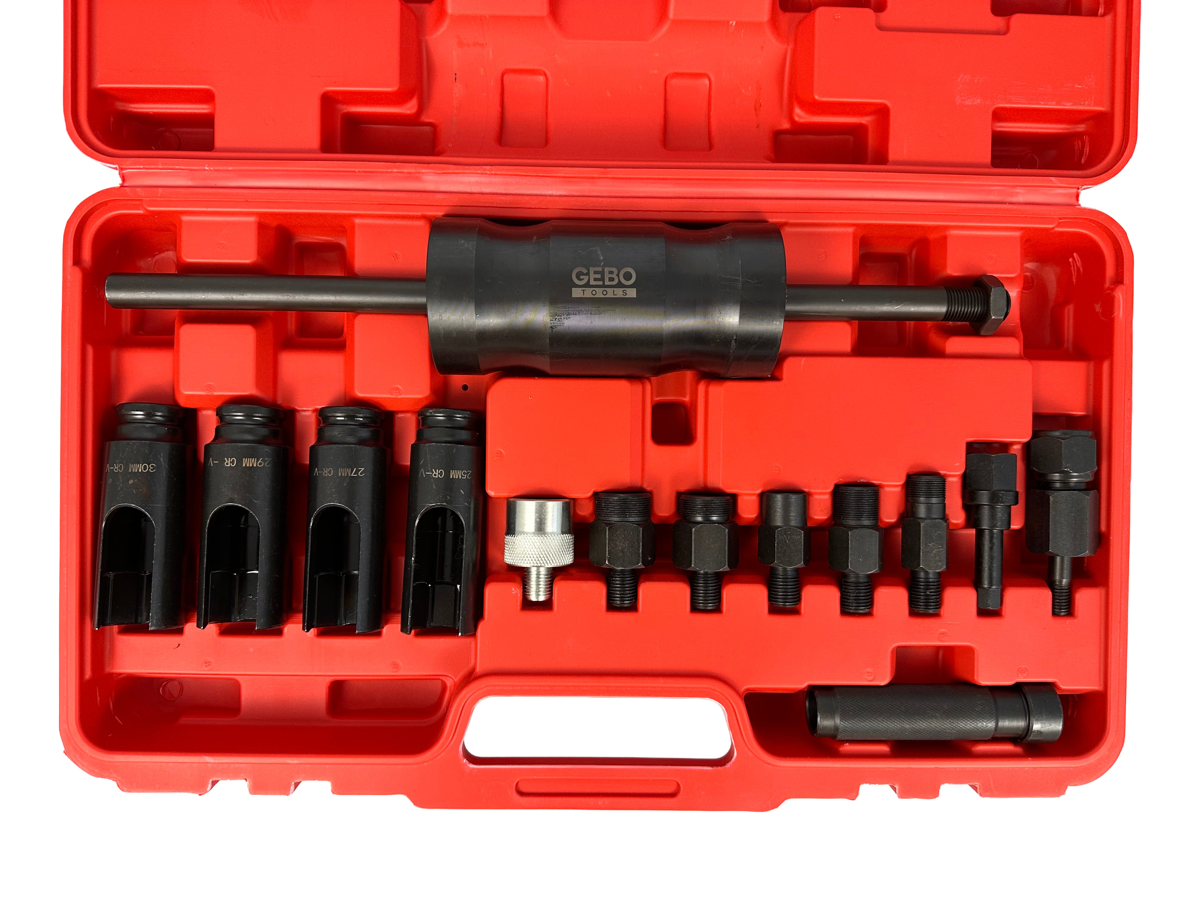 Injektor - porlasztó kihúzó készlet diesel 14 db GEBO TOOLS