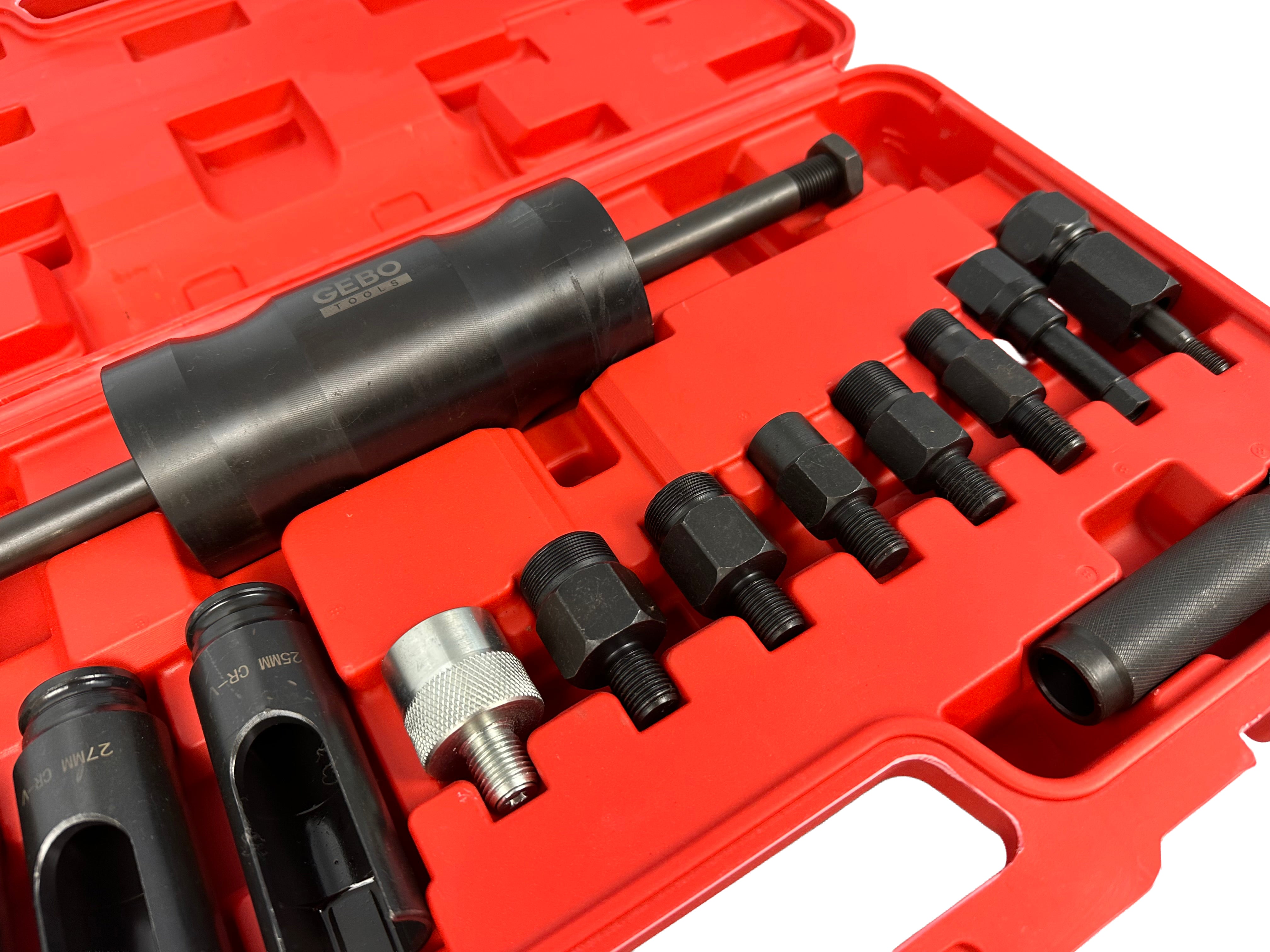 Injektor - porlasztó kihúzó készlet diesel 14 db GEBO TOOLS