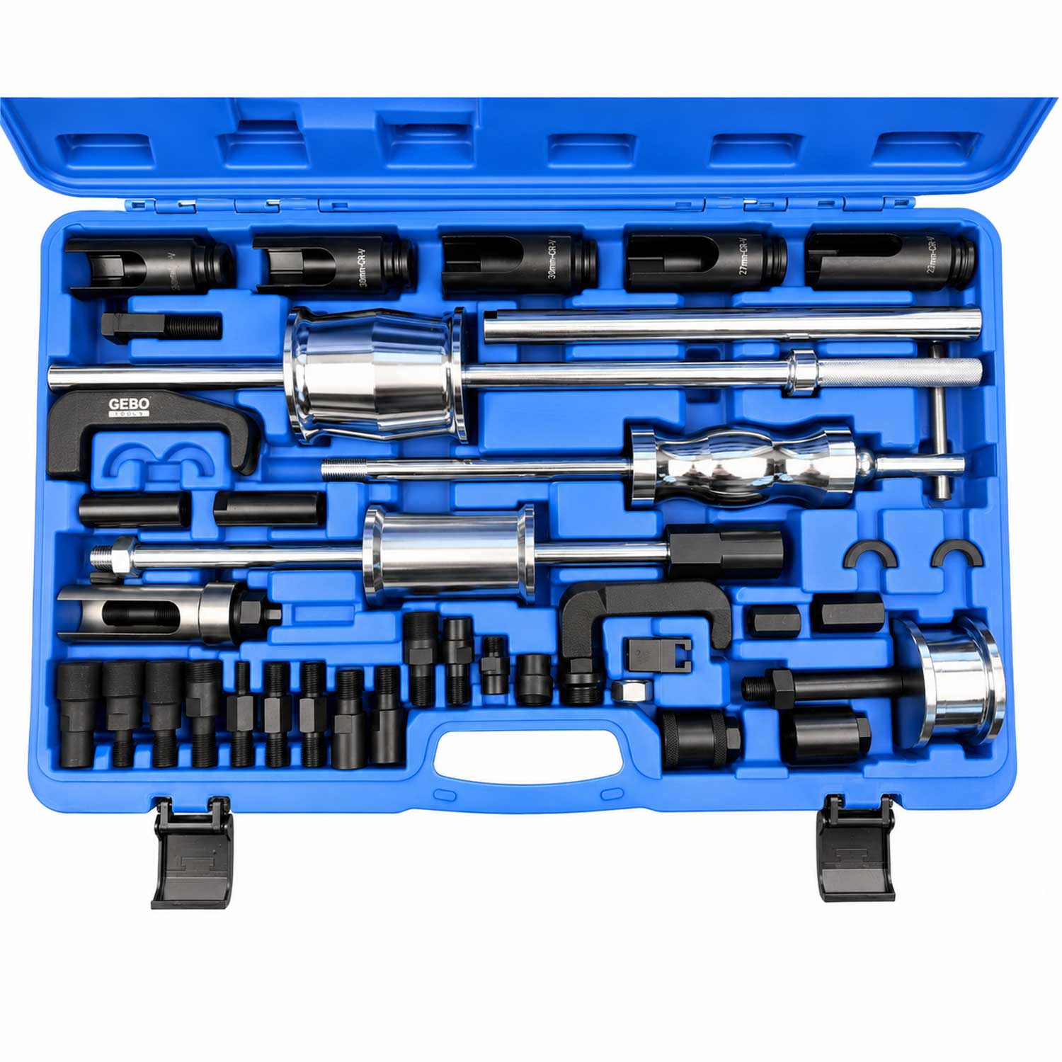Injektor kihúzó készlet csúszókalapáccsal - diesel 40 db GEBO TOOLS