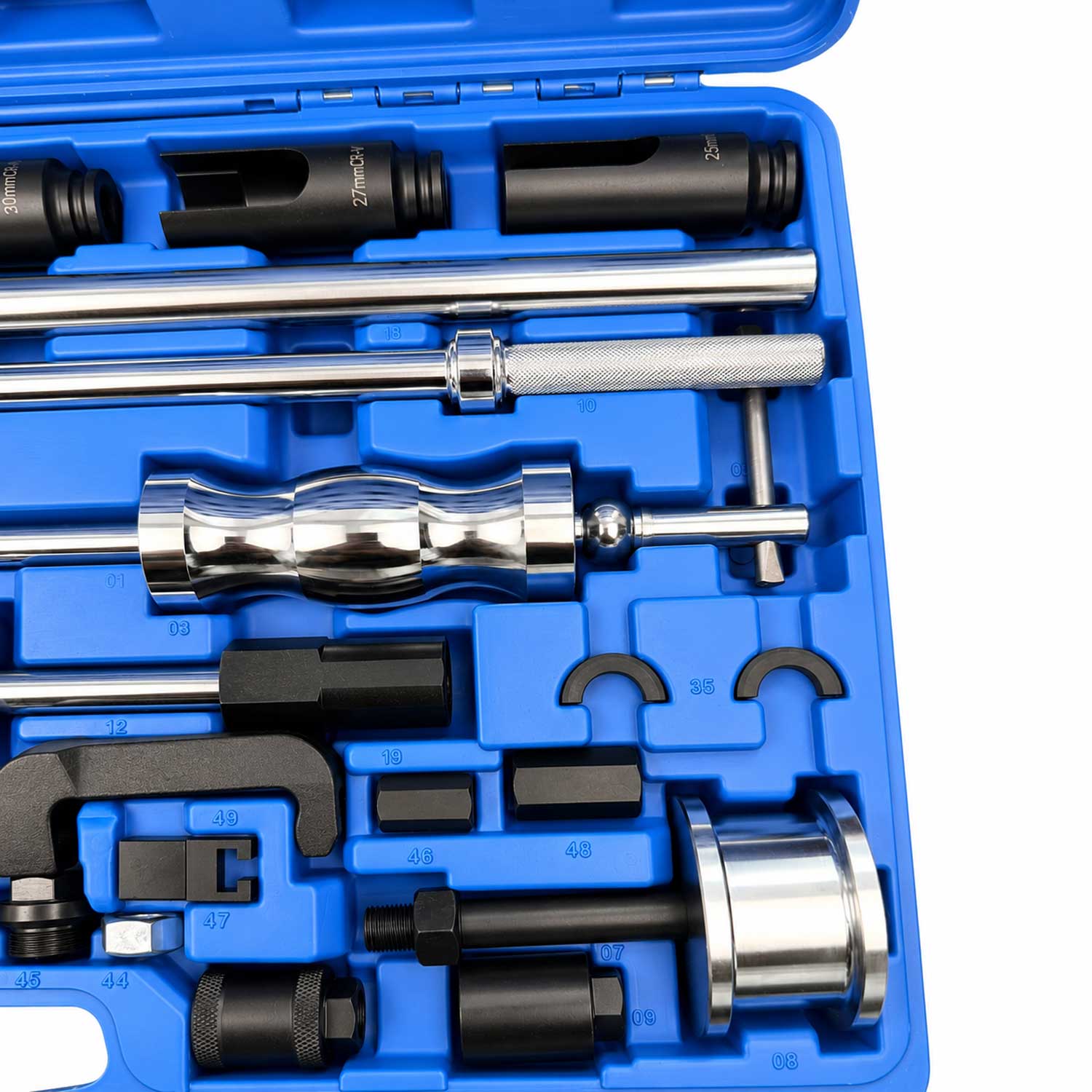 Injektor kihúzó készlet csúszókalapáccsal - diesel 40 db GEBO TOOLS