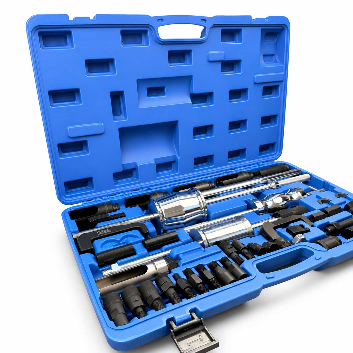 Injektor kihúzó készlet csúszókalapáccsal - diesel 40 db GEBO TOOLS