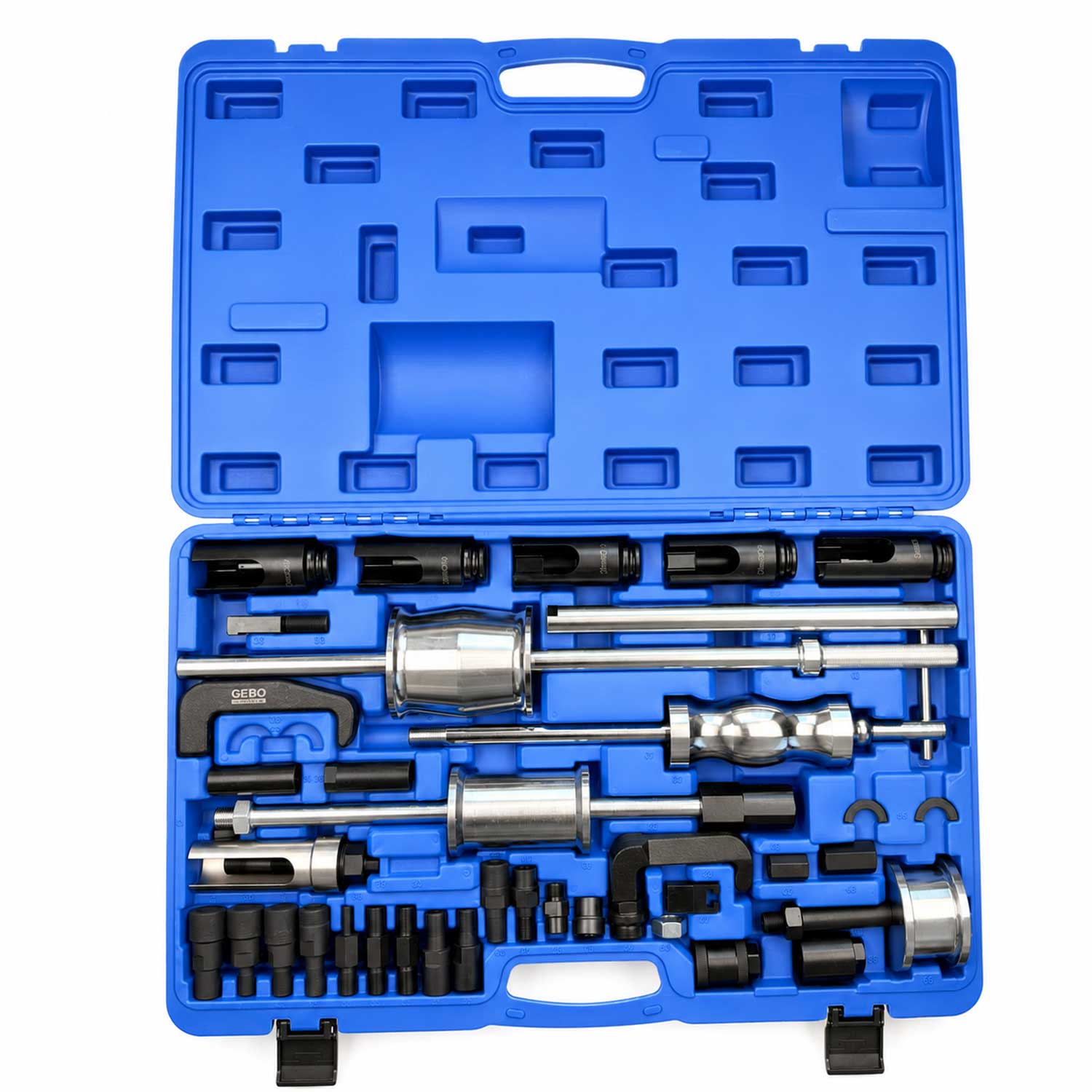 Injektor kihúzó készlet csúszókalapáccsal - diesel 40 db GEBO TOOLS