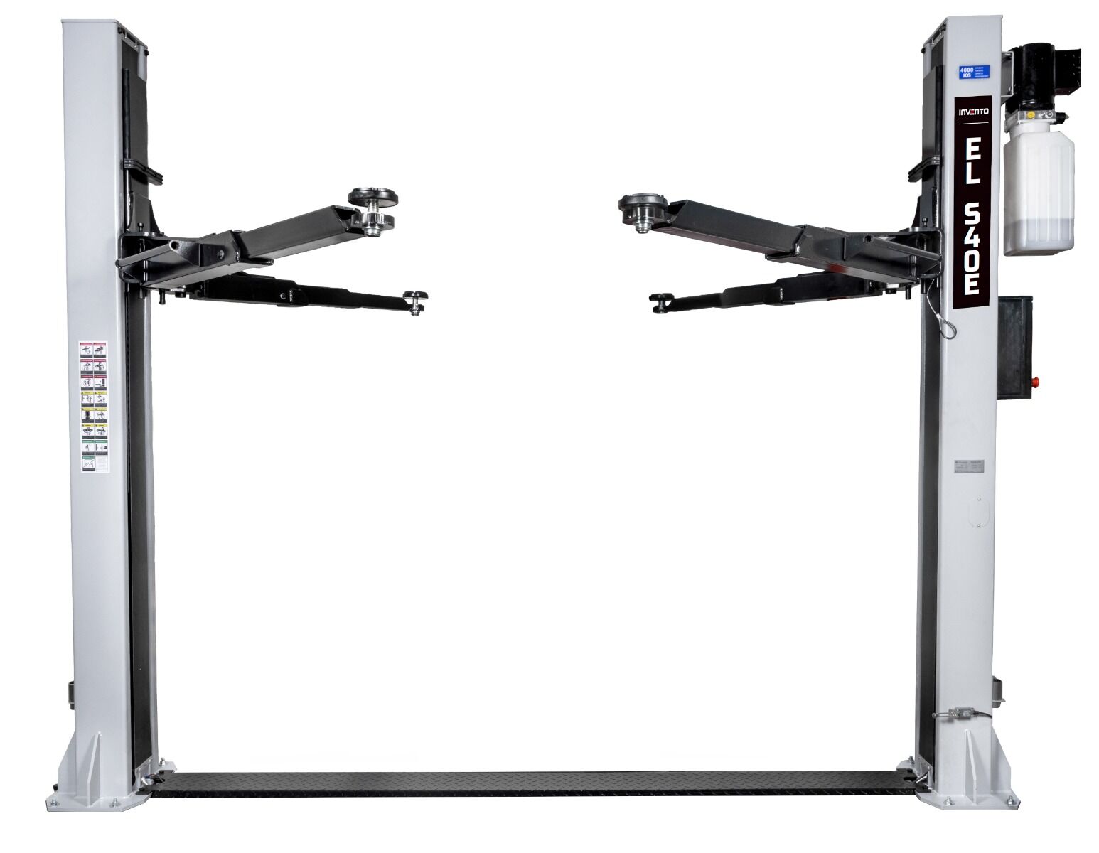 Elektrohidraulikus autóemelő kétoszlopos EL S 40E – 4 tonna, 230 V INVENTO