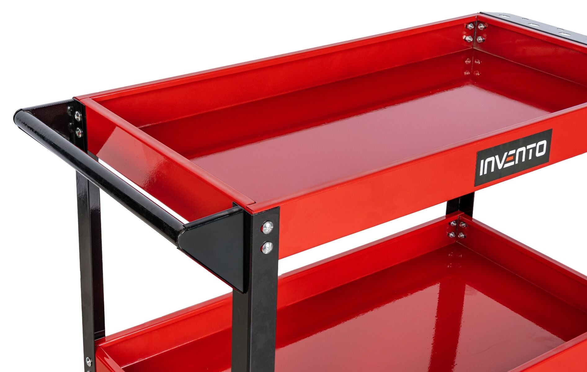 FÉM SZERSZÁMOS KOCSI 3 POLCCAL ÉS CSAVARHÚZÓ TARTÓVAL INVENTO