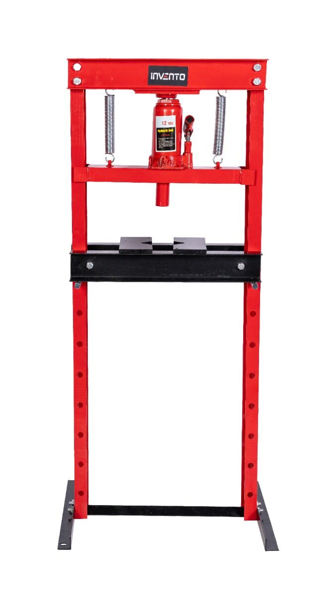 HIDRAULIKUS MŰHELYPRÉS 12T PALACK EMELŐVEL INVENTO