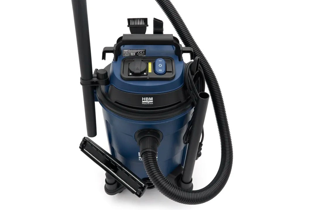 Ipari nedves-száraz porszívó 1200W 25l HBM