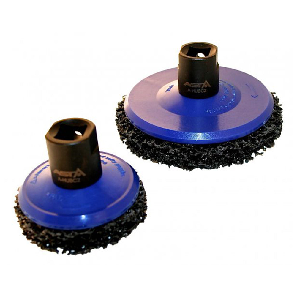 Kerékagy tisztító korong készlet 1/2" 2 db