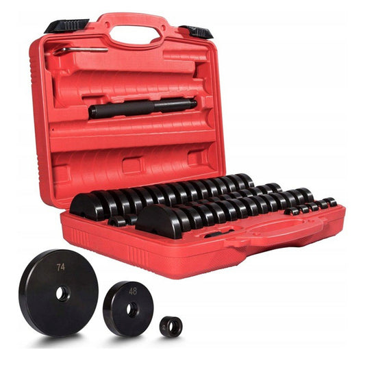 Kerékcsapágy prés készlet 18–74 mm 52 db RESSER