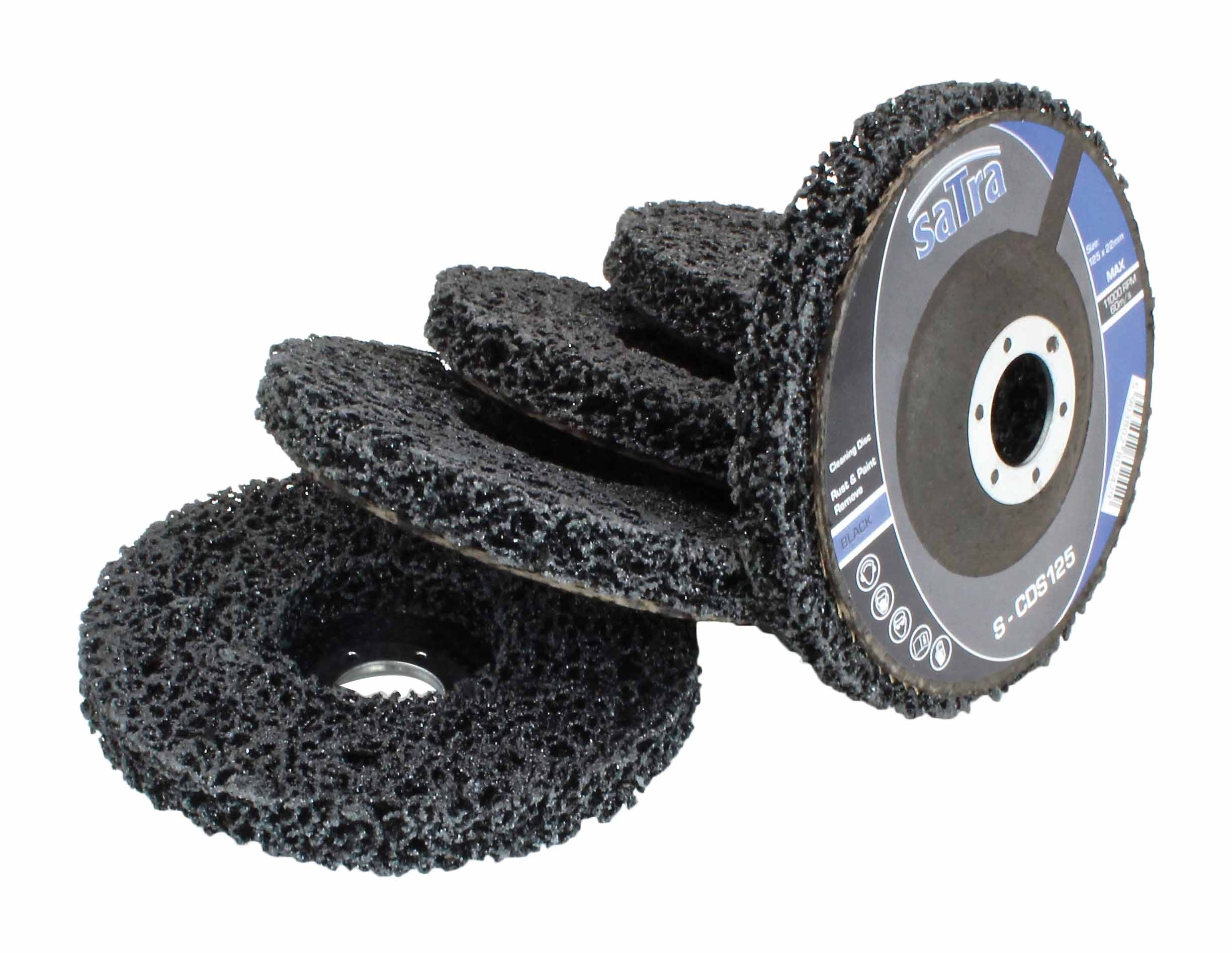 Kerékágy tisztító korong csere szivacs készlet 125mm 5 piese